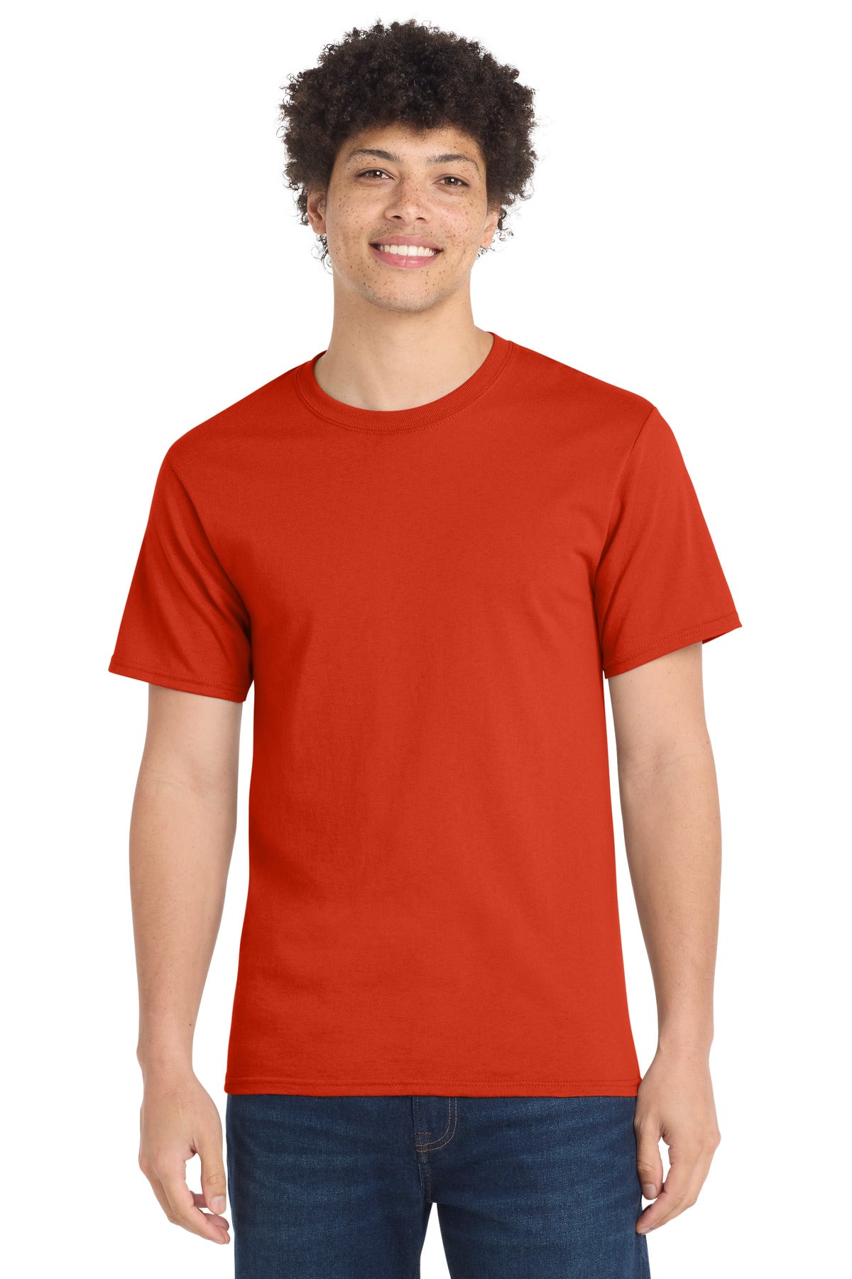 Custom Embroidery or DTF Print - Port & Co ®  Essential Tee. PC61