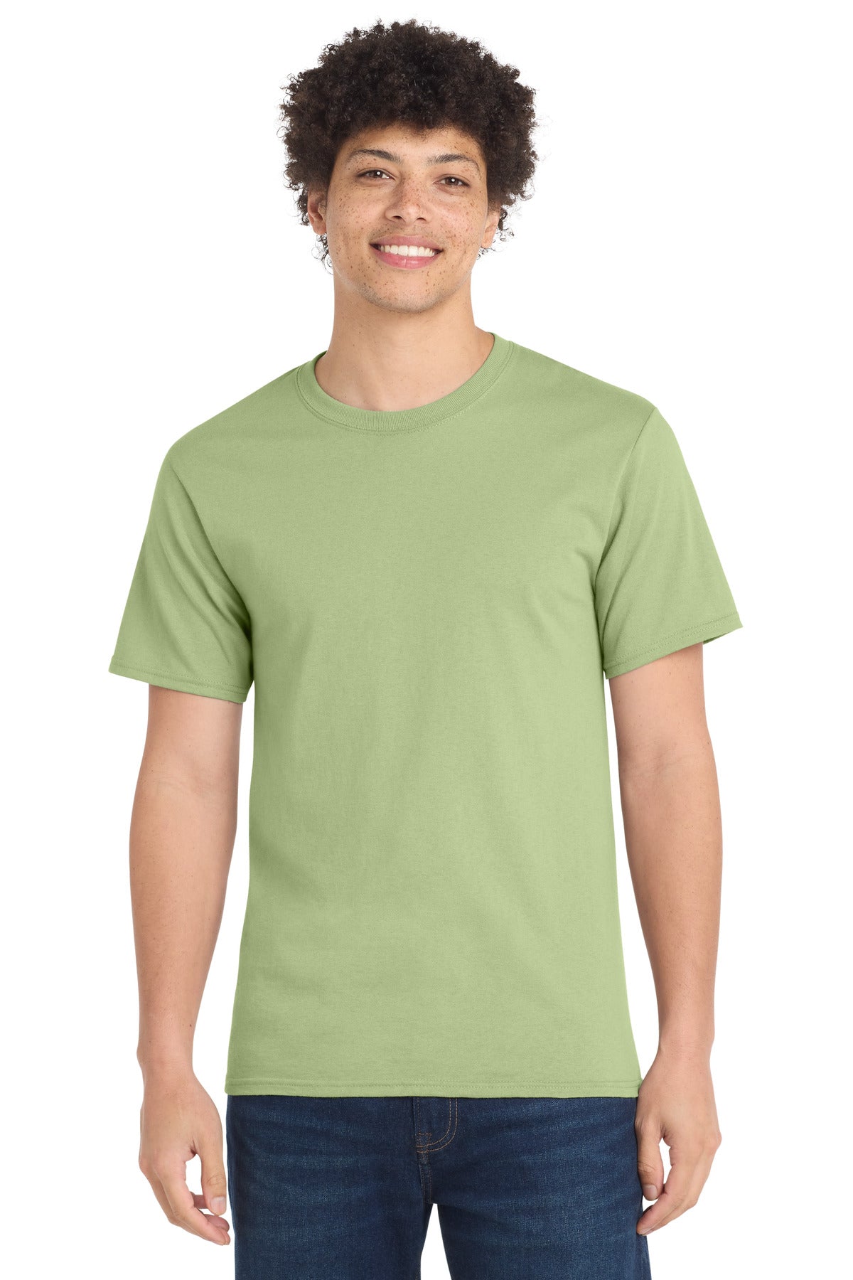 Custom Embroidery or DTF Print - Port & Co ®  Essential Tee. PC61