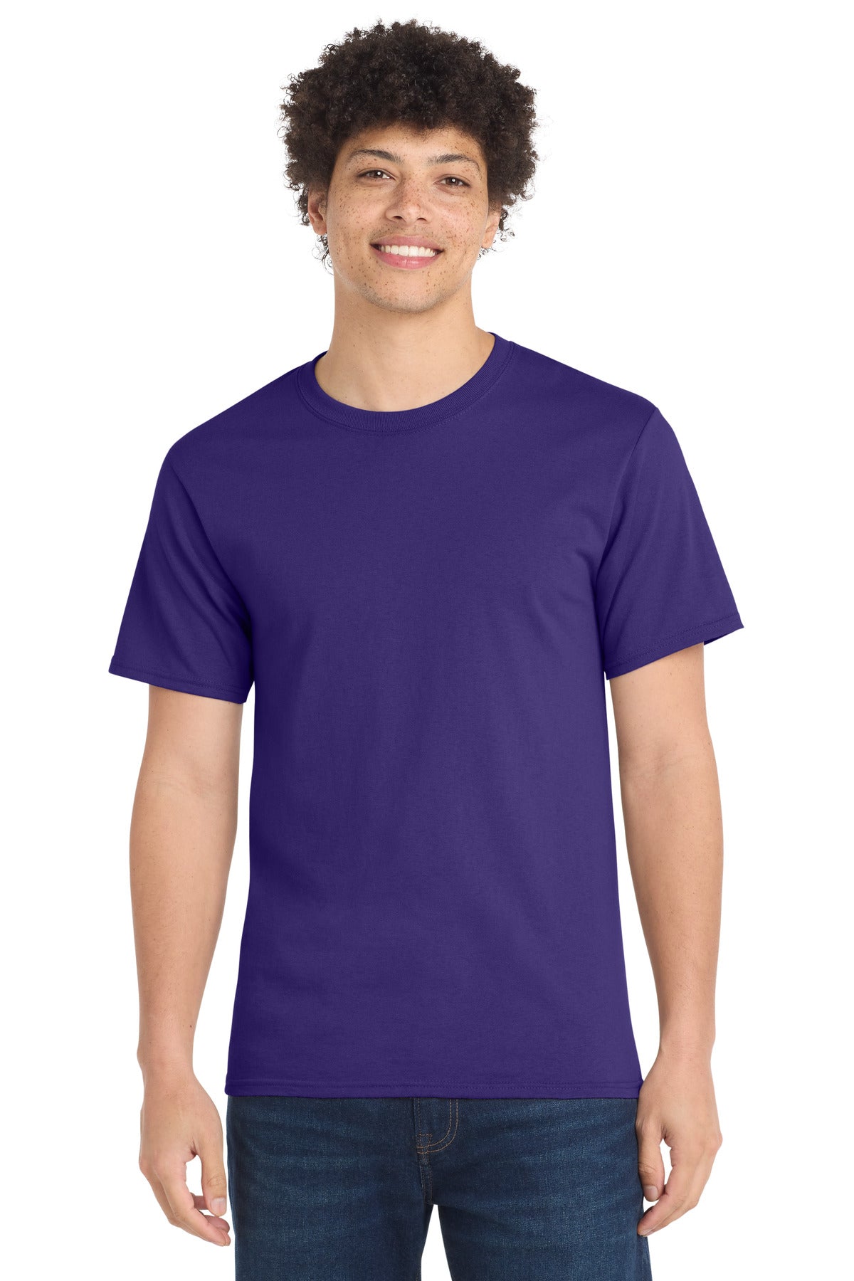 Custom Embroidery or DTF Print - Port & Co ®  Essential Tee. PC61