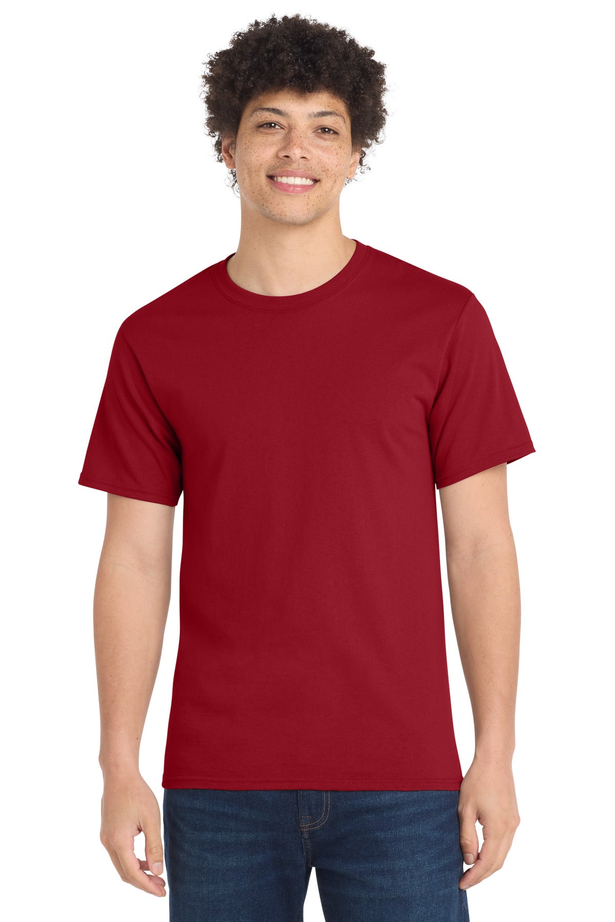 Custom Embroidery or DTF Print - Port & Co ®  Essential Tee. PC61