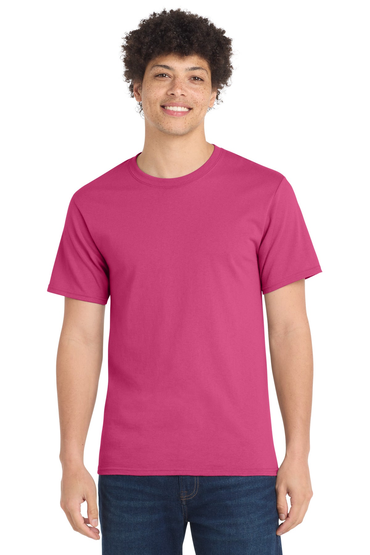 Custom Embroidery or DTF Print - Port & Co ®  Essential Tee. PC61