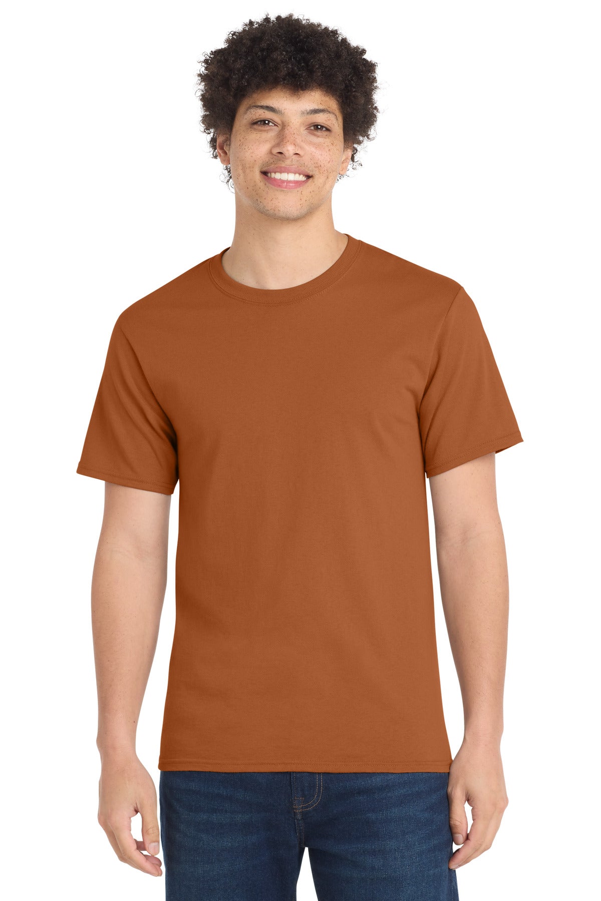 Custom Embroidery or DTF Print - Port & Co ®  Essential Tee. PC61