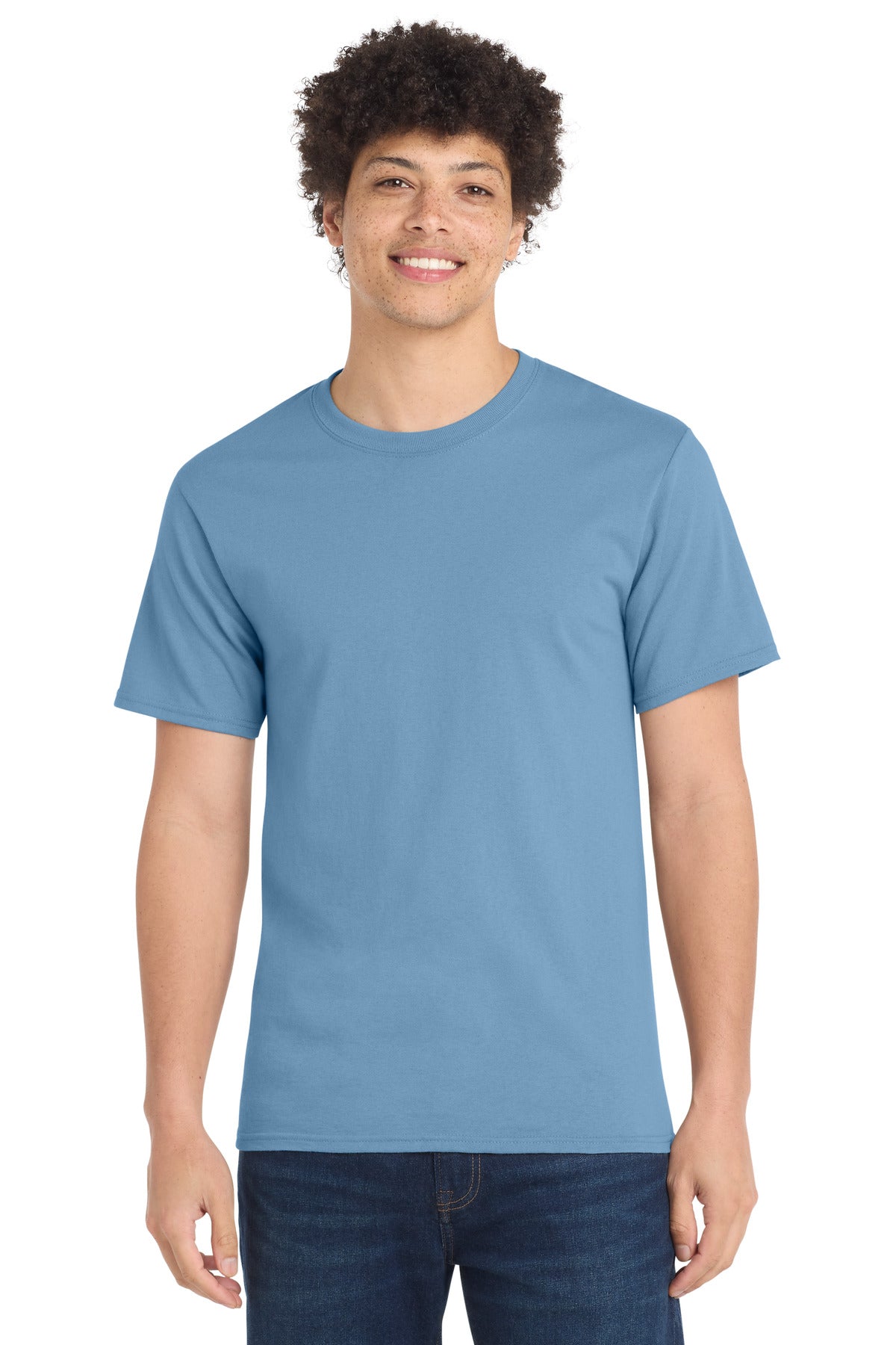 Custom Embroidery or DTF Print - Port & Co ®  Essential Tee. PC61