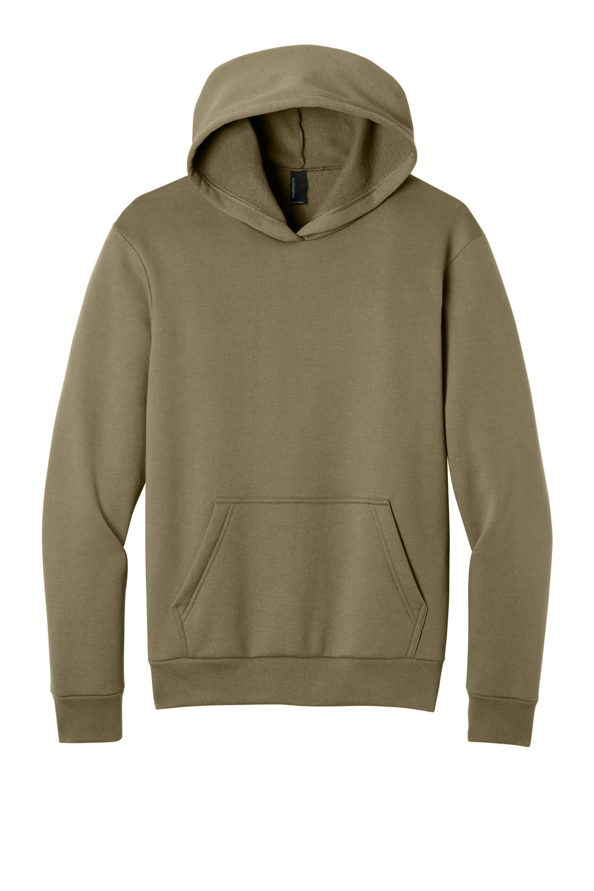 Custom Embroidery or DTF Print - Port & Co ™  Easy Fleece Pullover Hooded Sweatshirt PC68H