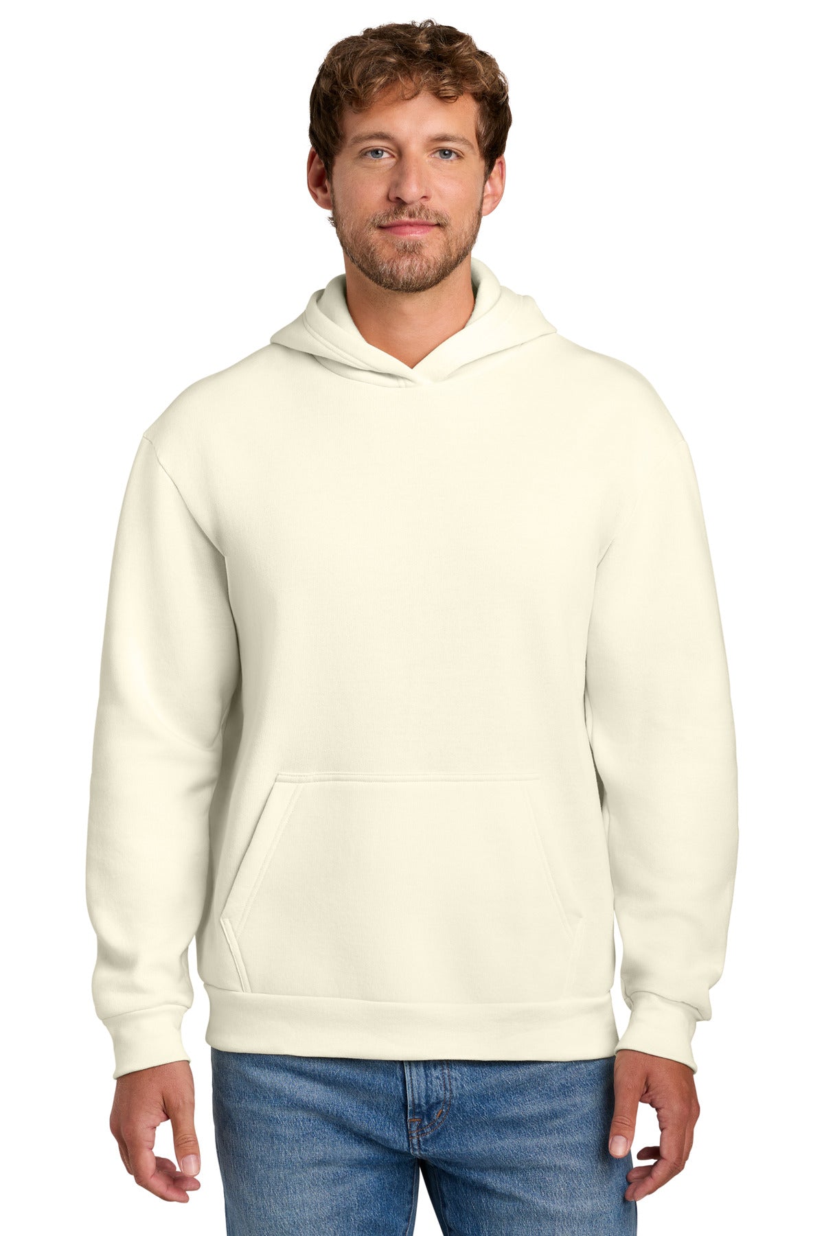 Custom Embroidery or DTF Print - Port & Co ®  Easy Fleece Pullover Hooded Sweatshirt PC68H