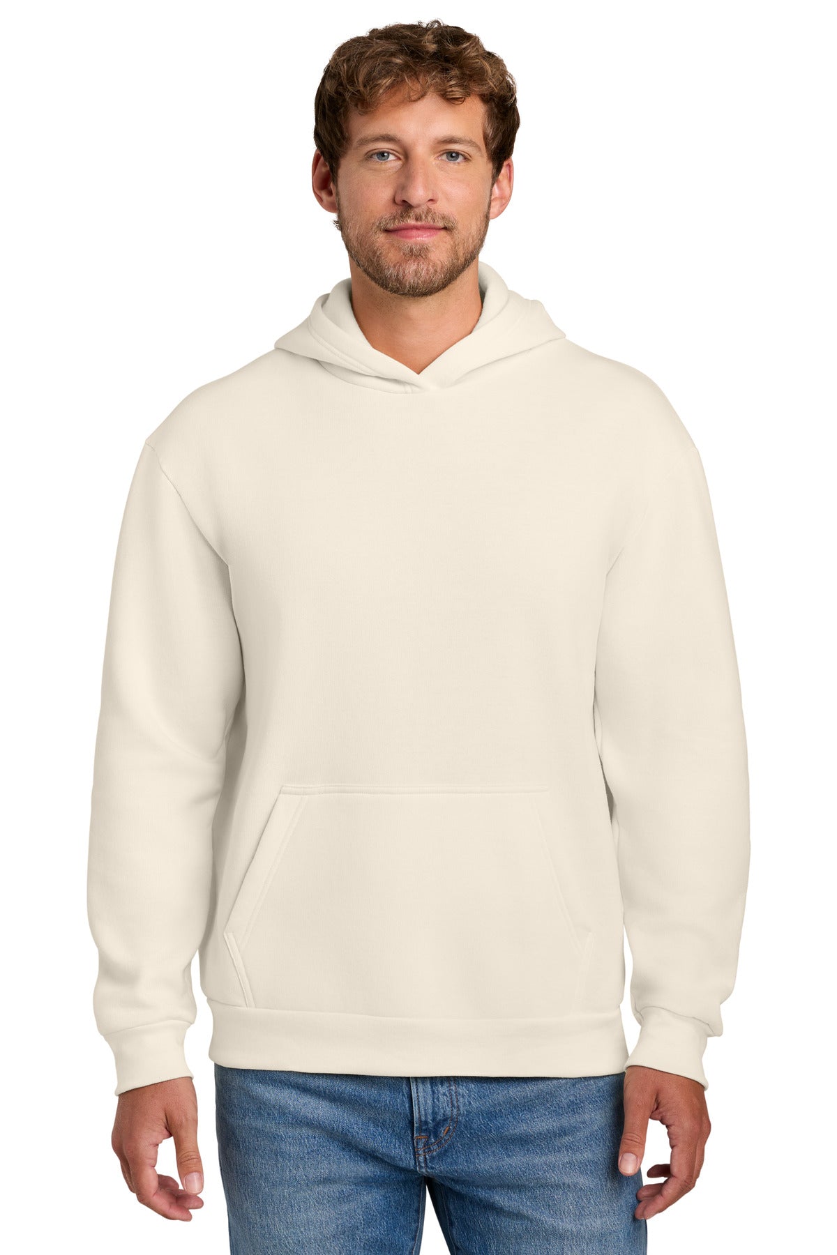 Custom Embroidery or DTF Print - Port & Co ®  Easy Fleece Pullover Hooded Sweatshirt PC68H