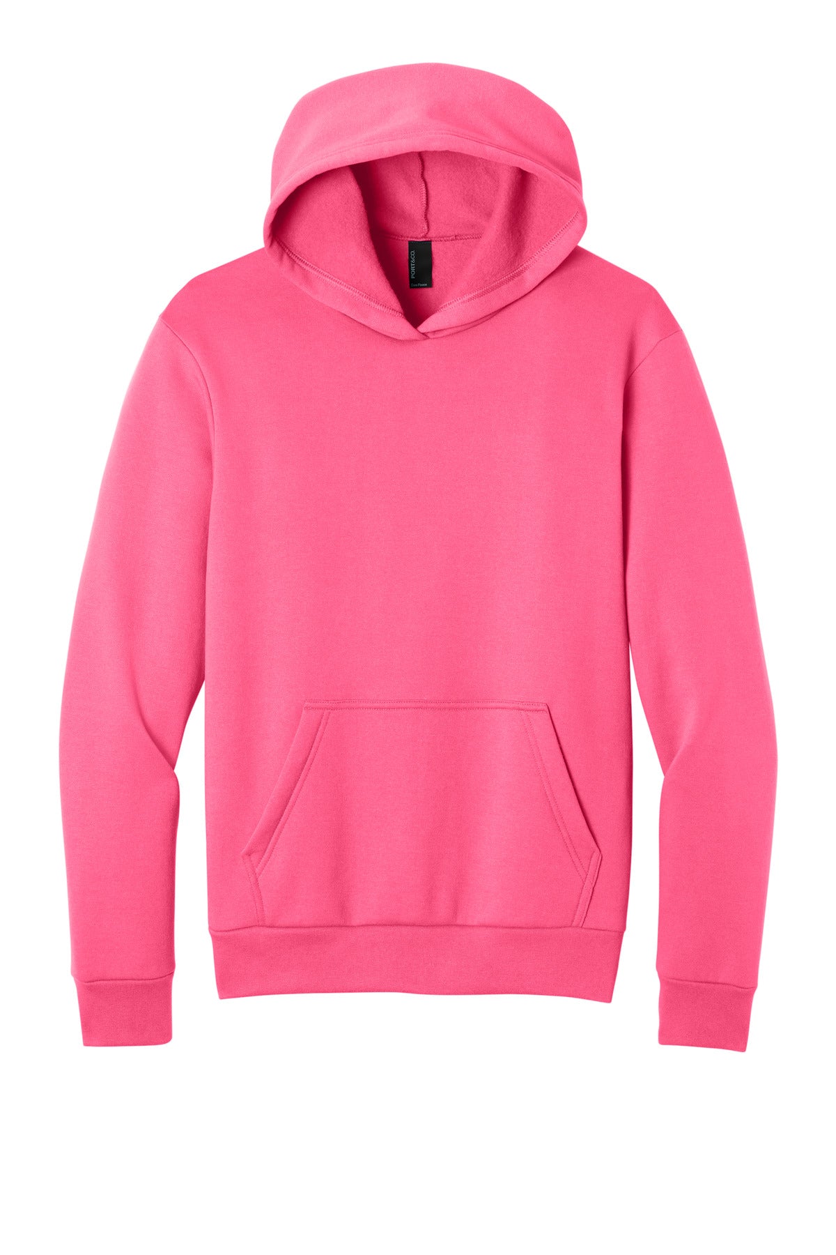 Custom Embroidery or DTF Print - Port & Co ™  Easy Fleece Pullover Hooded Sweatshirt PC68H