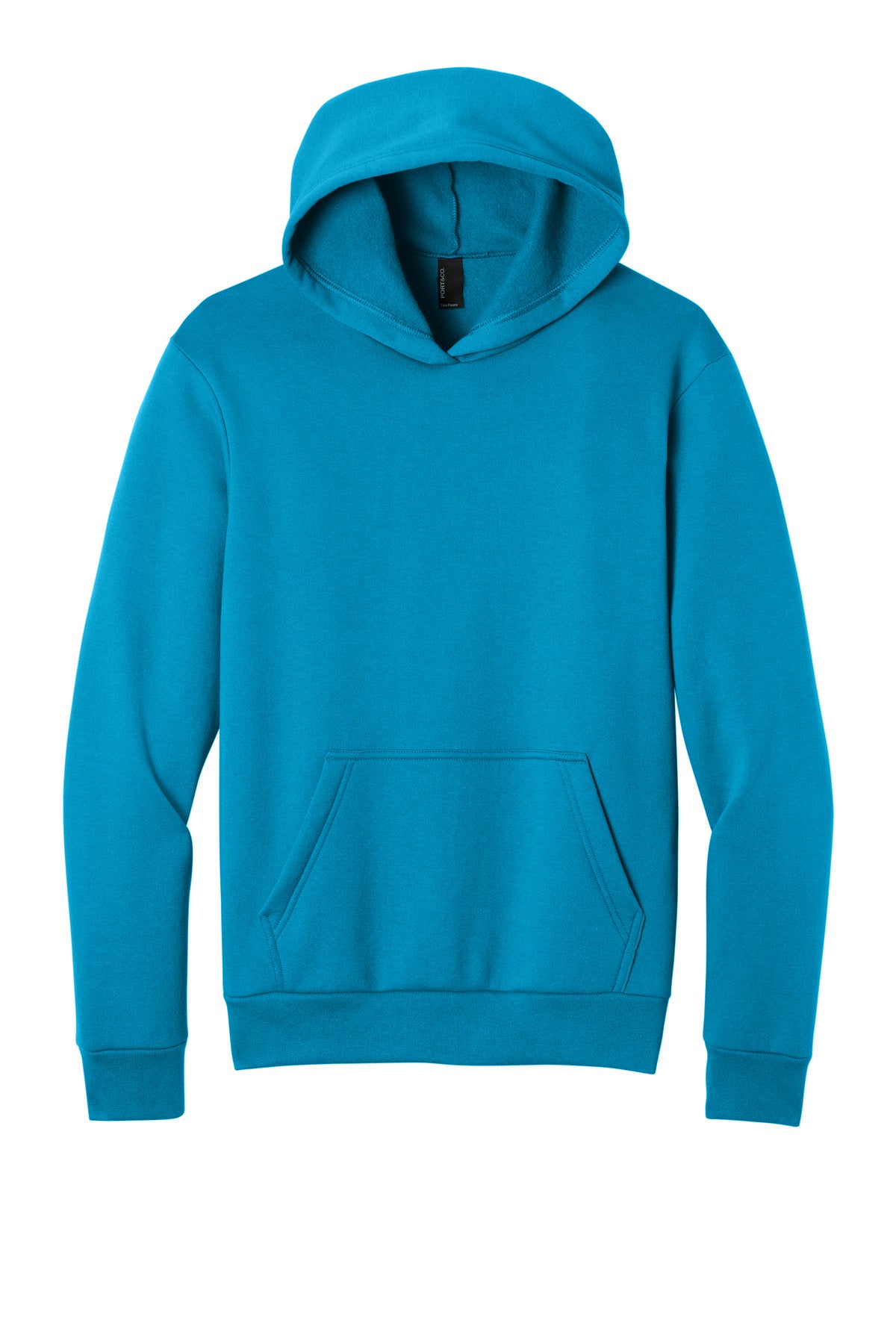 Custom Embroidery or DTF Print - Port & Co ™  Easy Fleece Pullover Hooded Sweatshirt PC68H