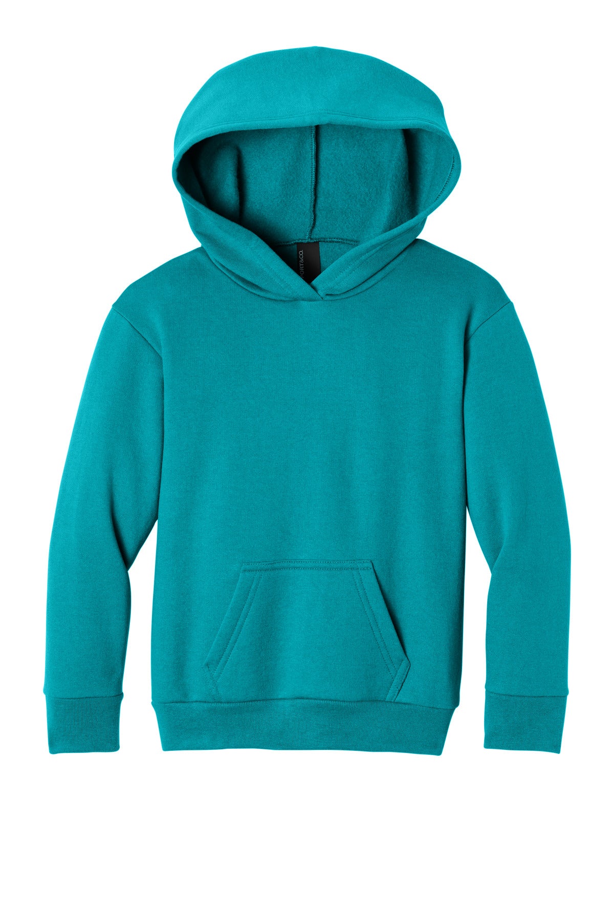 Custom Embroidery or DTF Print - Port & Co ™  Youth Easy Fleece Pullover Hooded Sweatshirt PC68YH