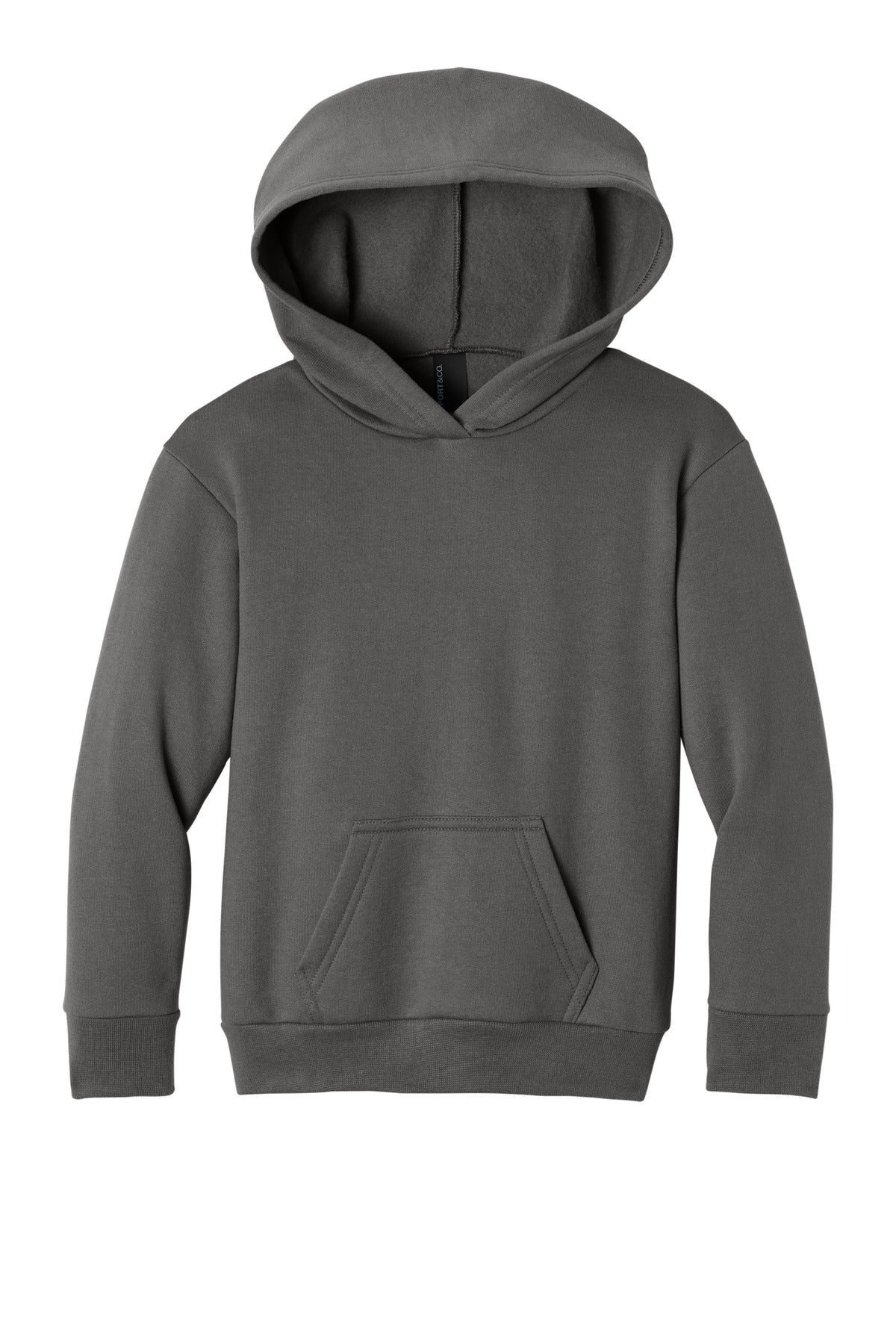 Custom Embroidery or DTF Print - Port & Co ™  Youth Easy Fleece Pullover Hooded Sweatshirt PC68YH