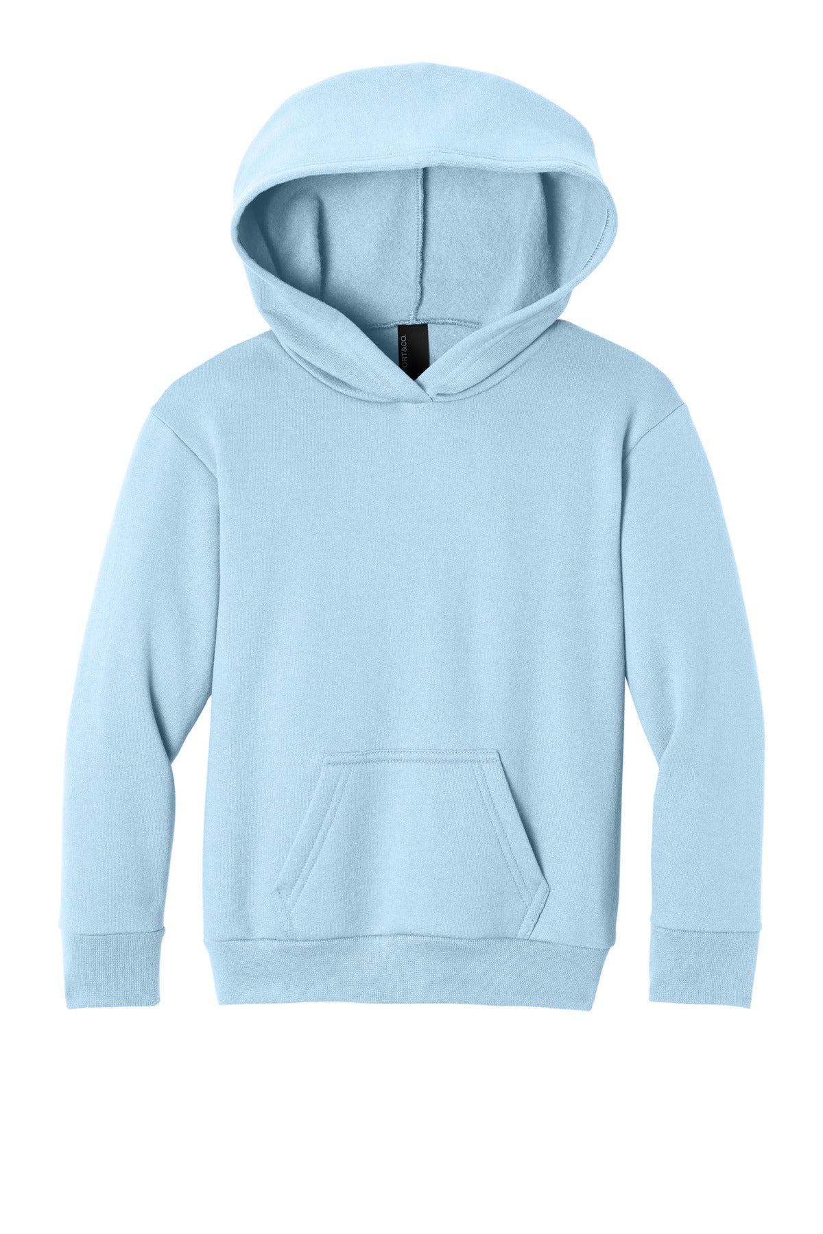 Custom Embroidery or DTF Print - Port & Co ™  Youth Easy Fleece Pullover Hooded Sweatshirt PC68YH