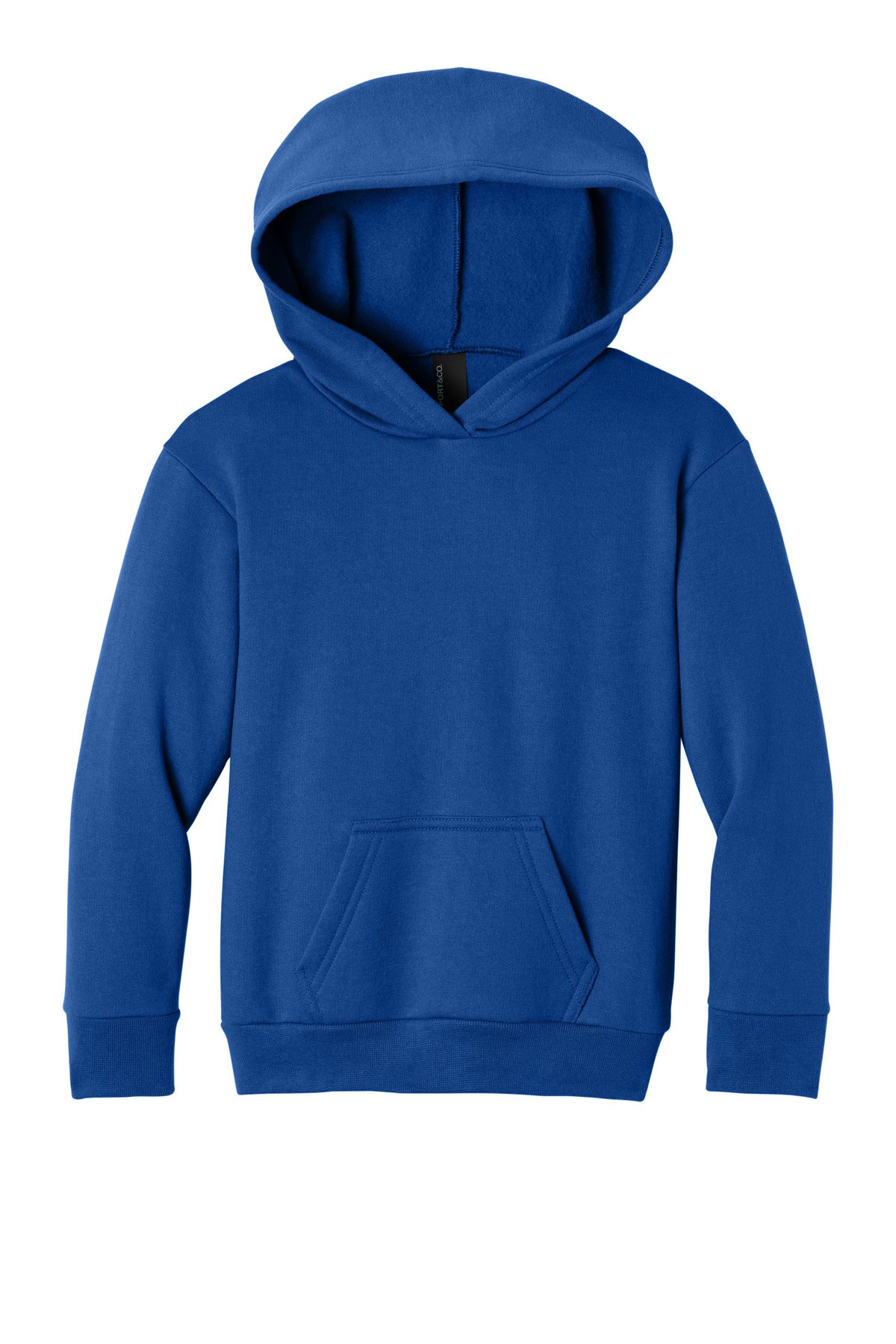 Custom Embroidery or DTF Print - Port & Co ™  Youth Easy Fleece Pullover Hooded Sweatshirt PC68YH