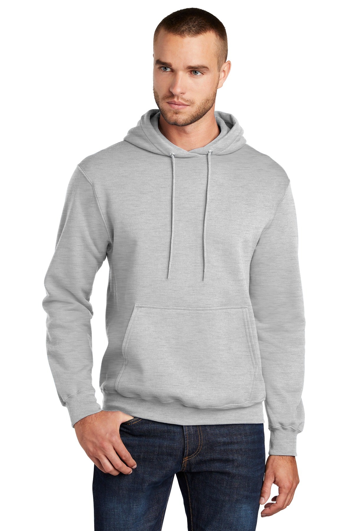 Custom Embroidered or DTF Print on Port & Co ™  Core Fleece Pullover Hooded Sweatshirt. PC78H