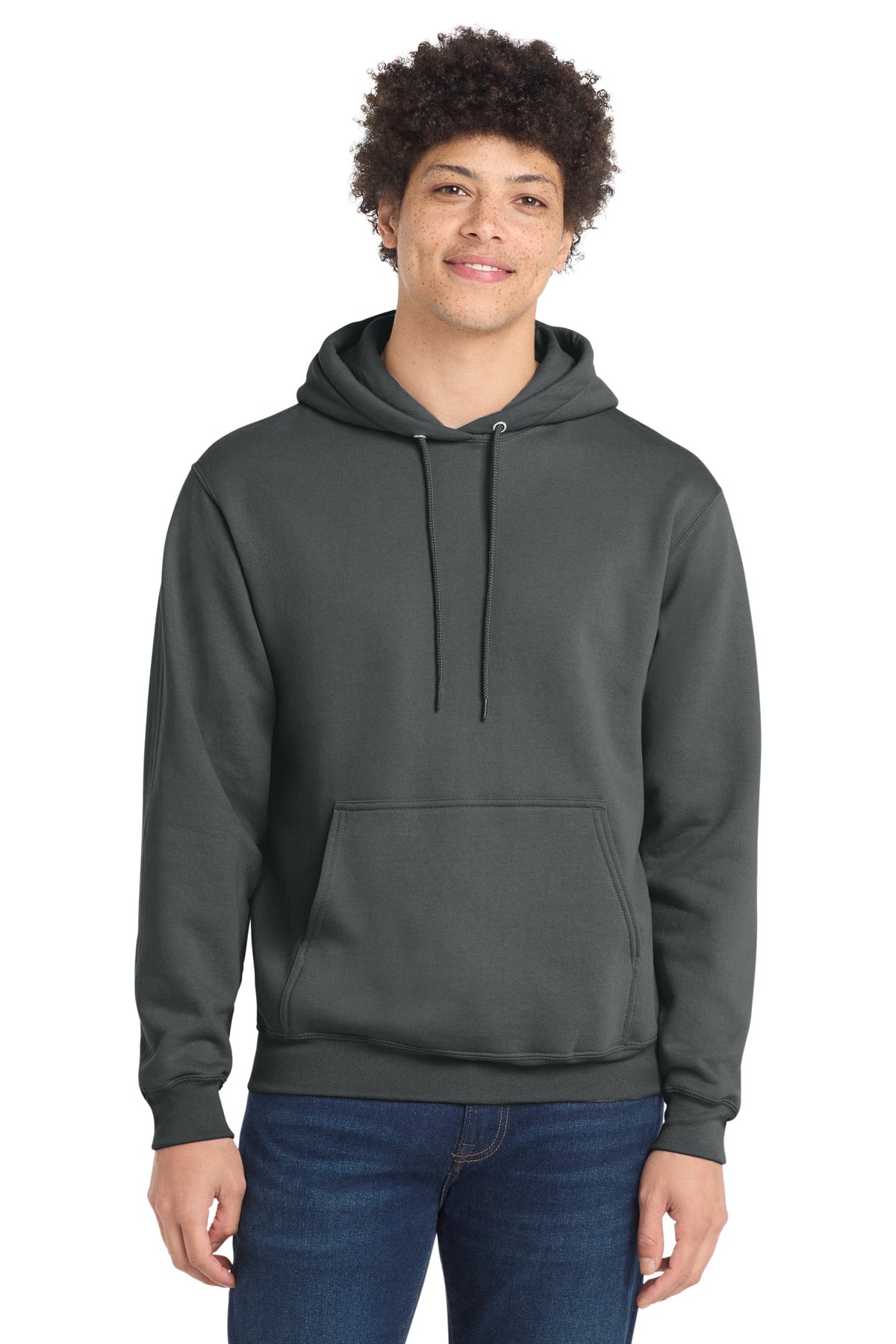 Custom Embroidery or DTF Print - Port & Co ®  Core Fleece Pullover Hooded Sweatshirt. PC78H