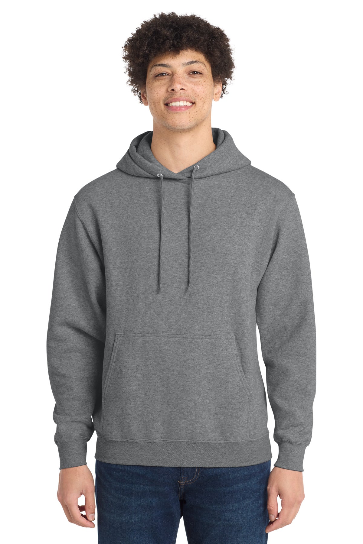 Custom Embroidery or DTF Print - Port & Co ®  Core Fleece Pullover Hooded Sweatshirt. PC78H