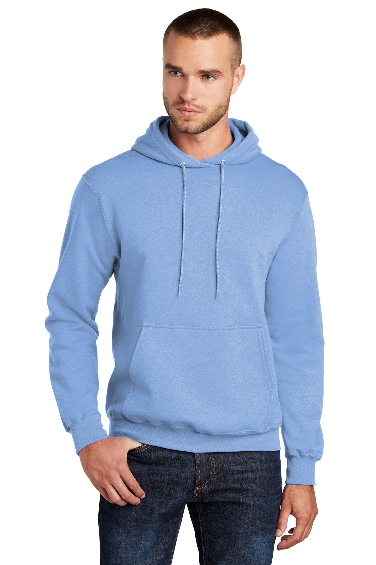 Custom Embroidered or DTF Print on Port & Co ™  Core Fleece Pullover Hooded Sweatshirt. PC78H