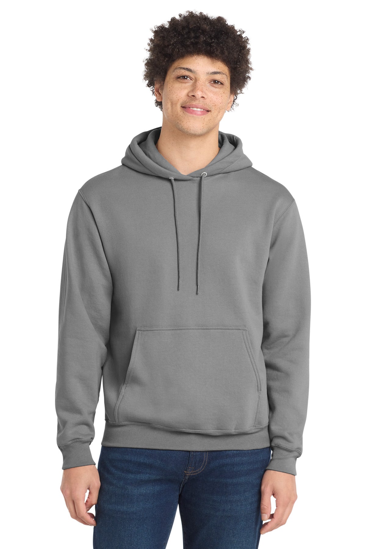 Custom Embroidery or DTF Print - Port & Co ®  Core Fleece Pullover Hooded Sweatshirt. PC78H