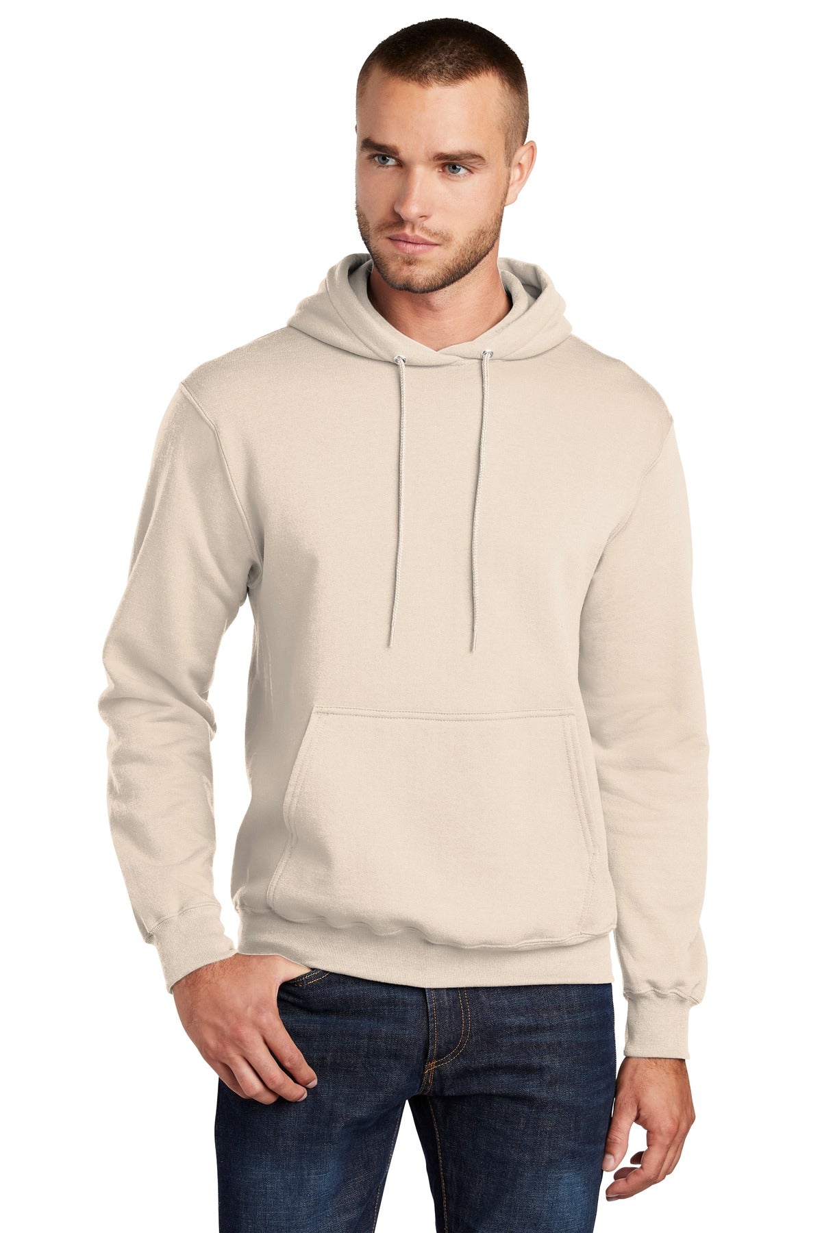 Custom Embroidered or DTF Print on Port & Co ™  Core Fleece Pullover Hooded Sweatshirt. PC78H