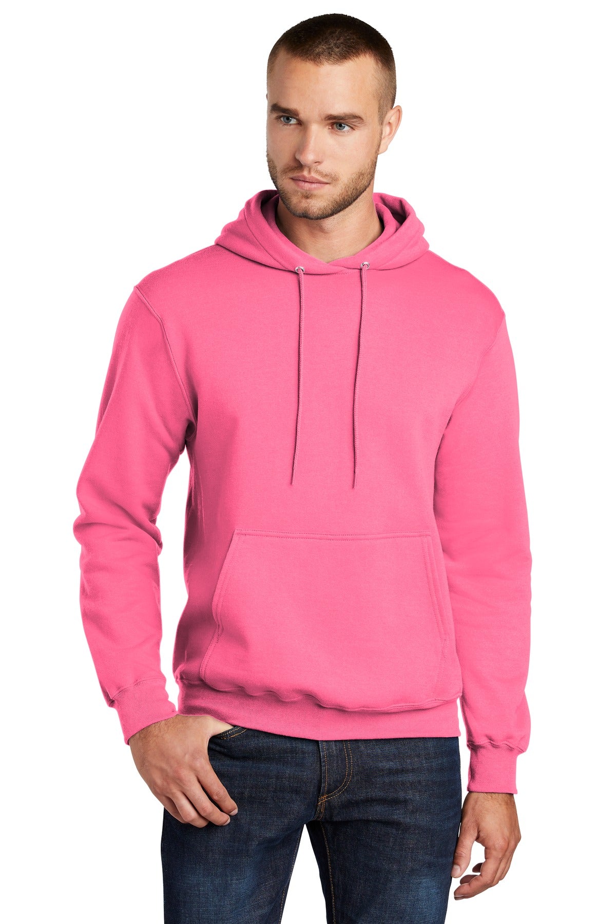 Custom Embroidered - Port & Company® - Core Fleece Pullover Hooded Sweatshirt. PC78H
