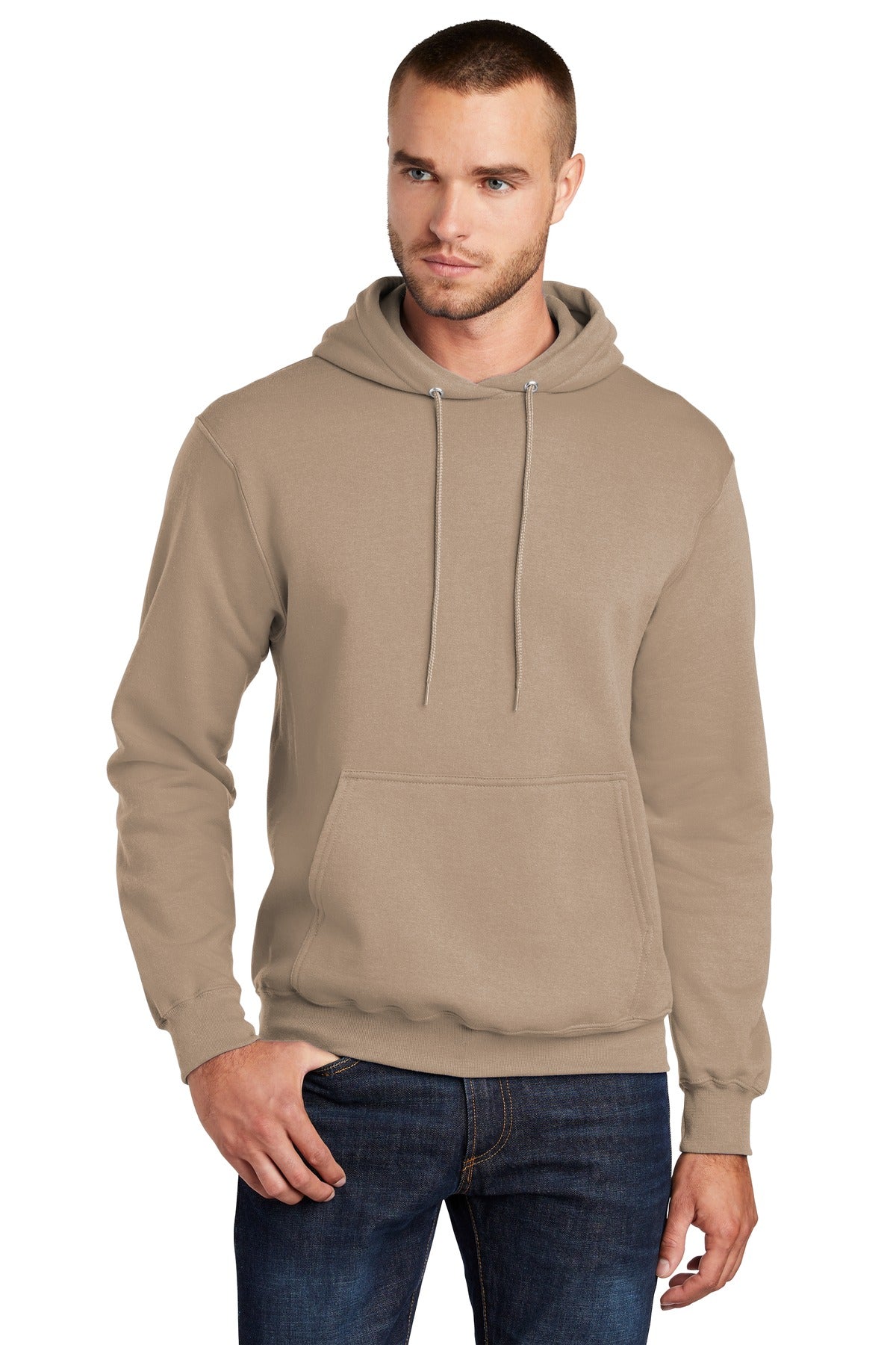 Custom Embroidered or DTF Print on Port & Co ™  Core Fleece Pullover Hooded Sweatshirt. PC78H