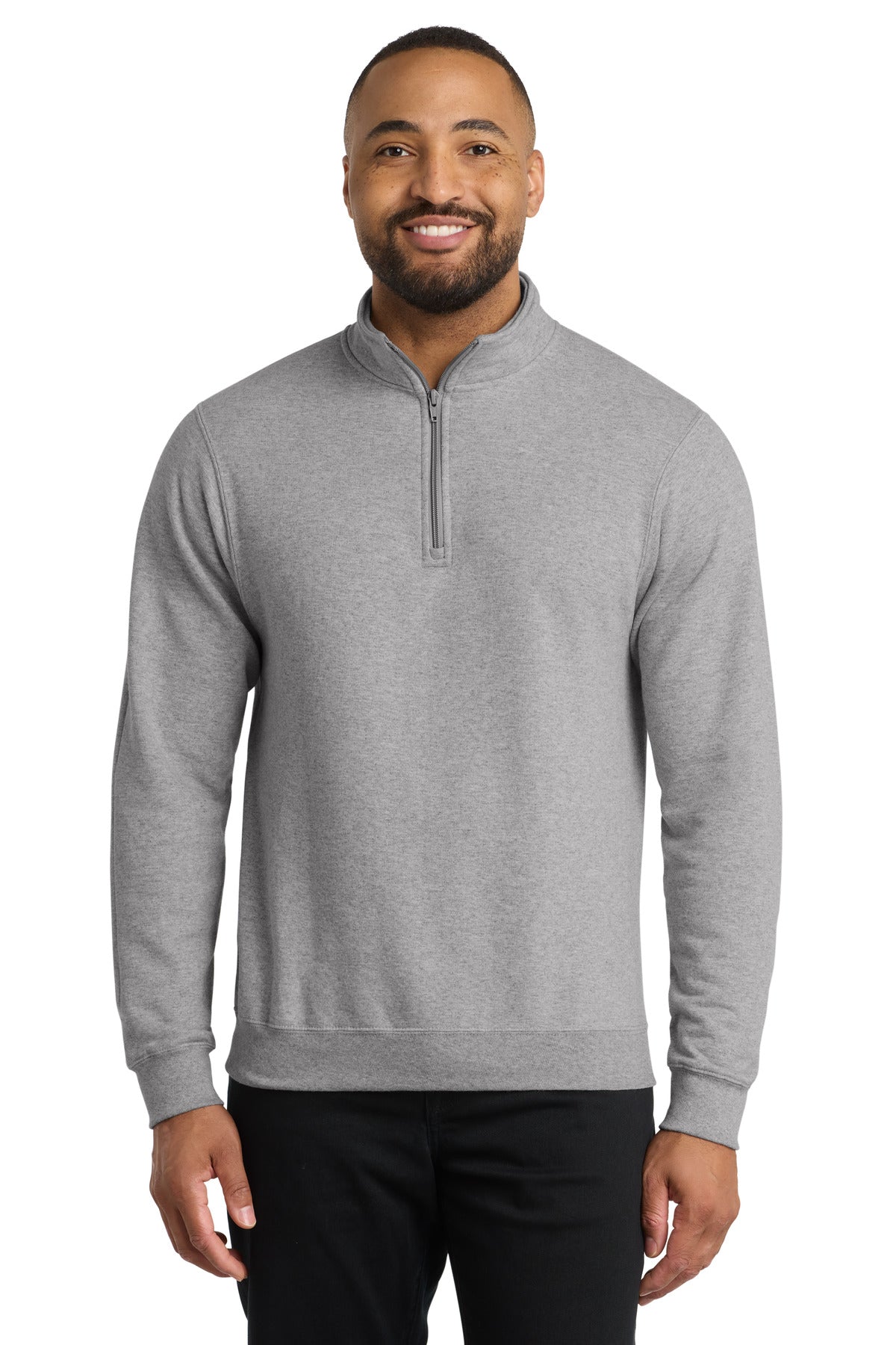 Custom Embroidery or DTF Print - Port & Co ®  Core Fleece 1/4-Zip Pullover Sweatshirt PC78Q