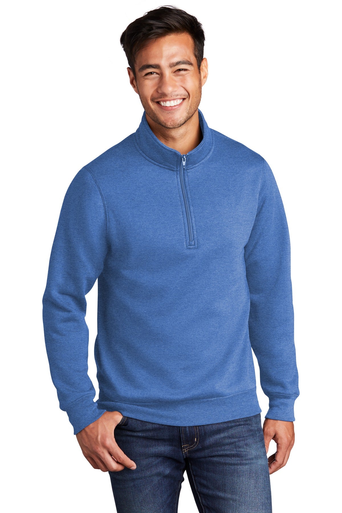 Custom Embroidered - Port & Company ® Core Fleece 1/4-Zip Pullover Sweatshirt PC78Q