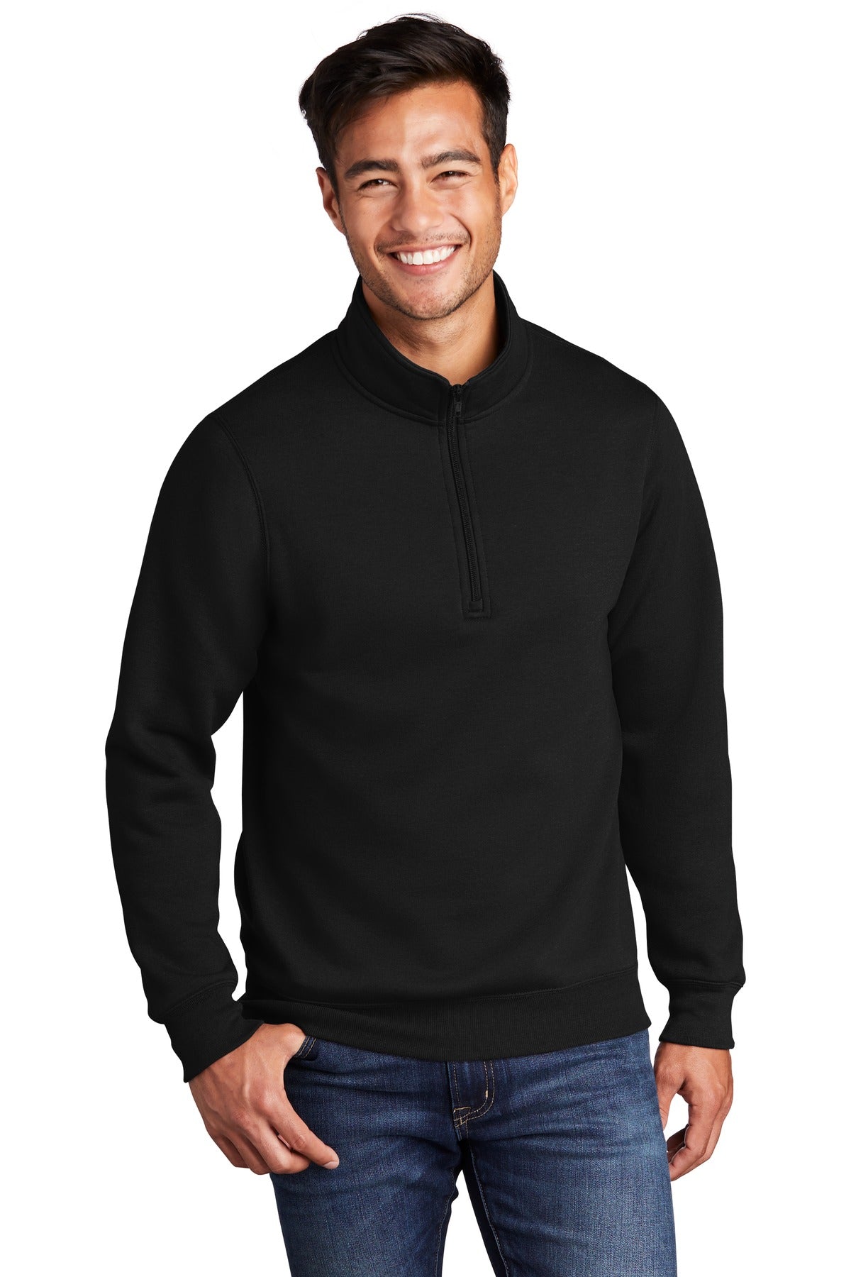 Custom Embroidered - Port & Company ® Core Fleece 1/4-Zip Pullover Sweatshirt PC78Q