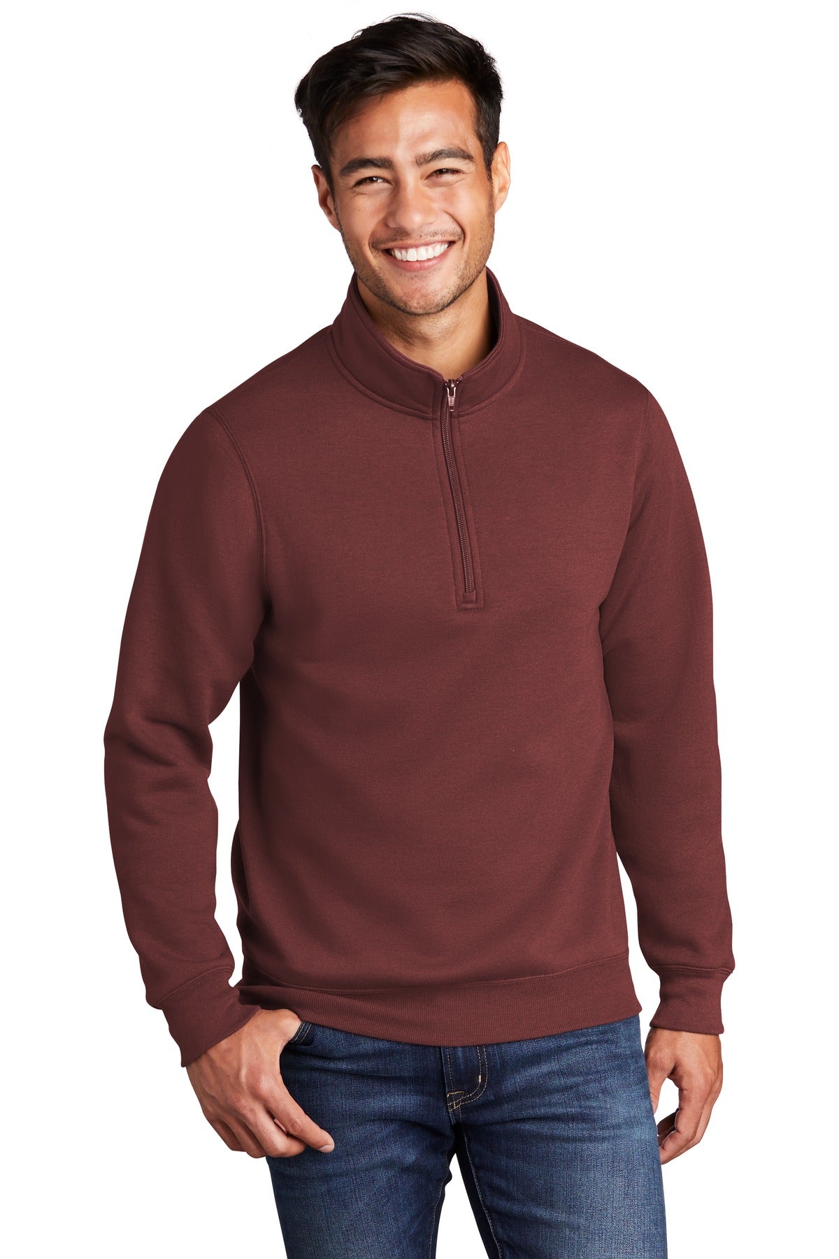 Custom Embroidered - Port & Company ® Core Fleece 1/4-Zip Pullover Sweatshirt PC78Q
