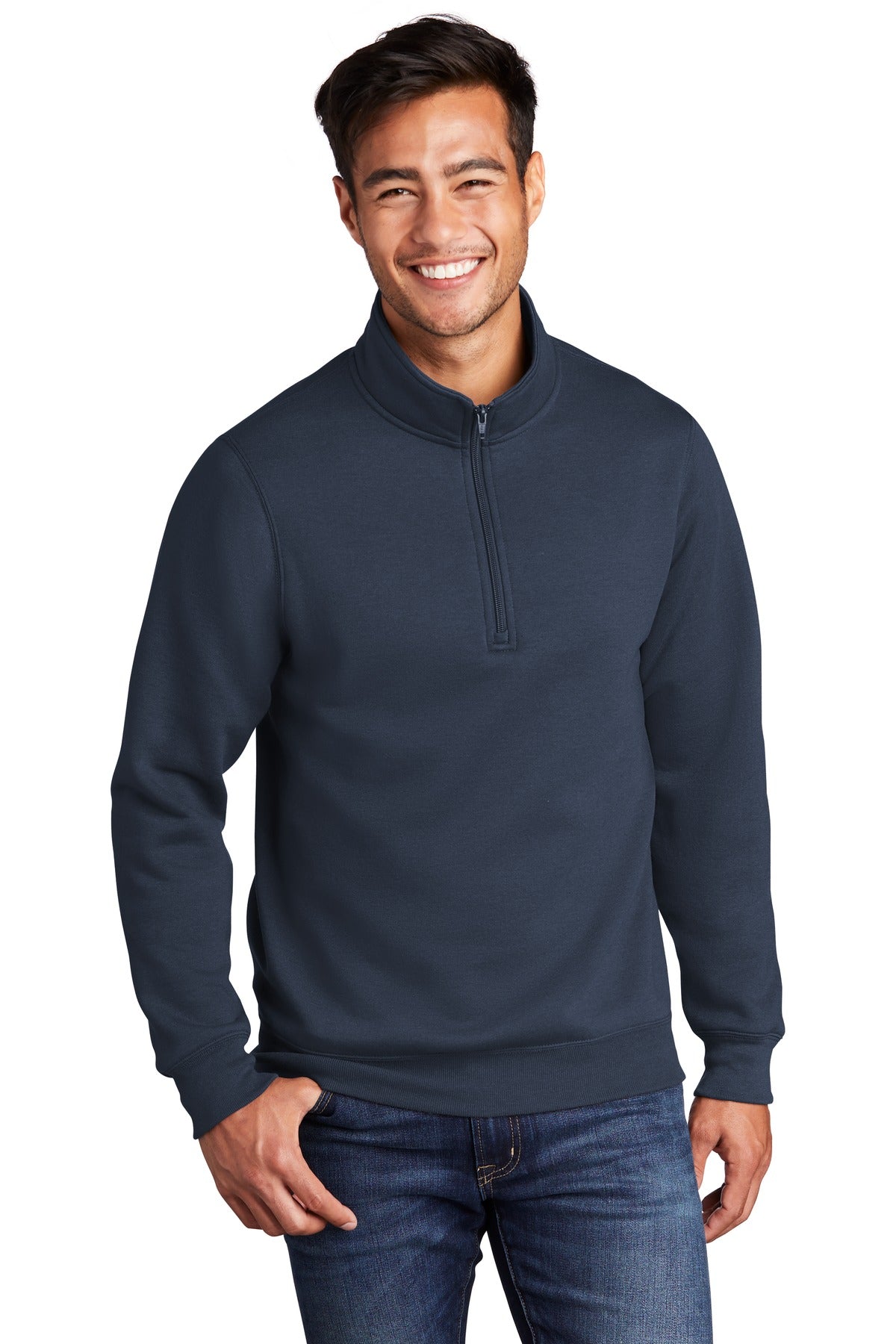 Custom Embroidered - Port & Company ® Core Fleece 1/4-Zip Pullover Sweatshirt PC78Q