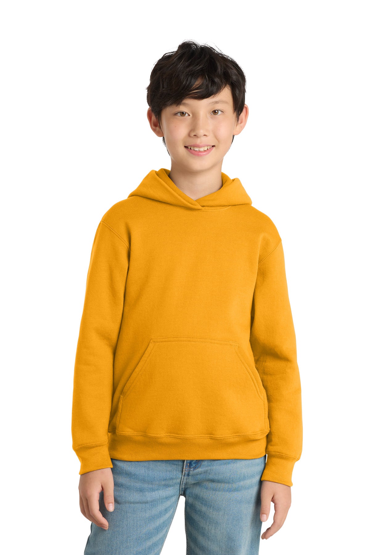 Custom Embroidery or DTF Print - Port & Co ™  Youth Core Fleece Pullover Hooded Sweatshirt PC78YH