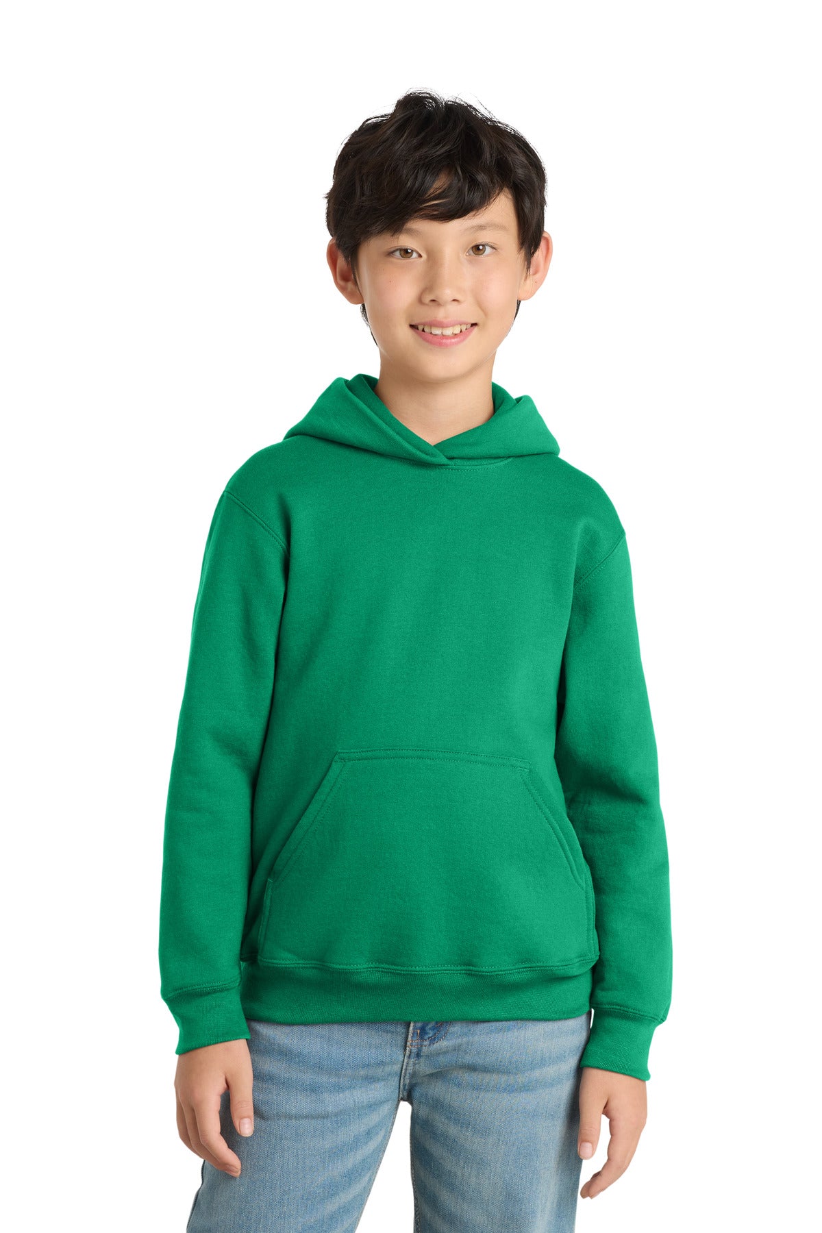 Custom Embroidery or DTF Print - Port & Co ®  Youth Core Fleece Pullover Hooded Sweatshirt PC78YH