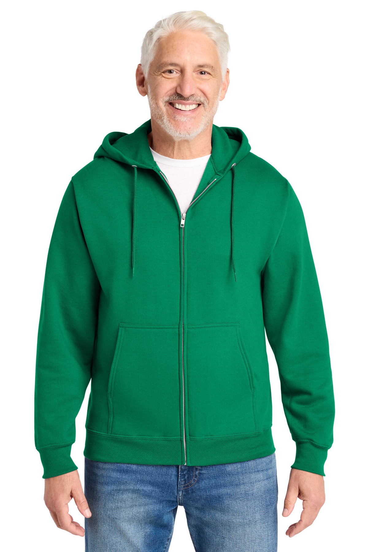Custom Embroidery or DTF Print - Port & Co ®  Core Fleece Full-Zip Hooded Sweatshirt. PC78ZH