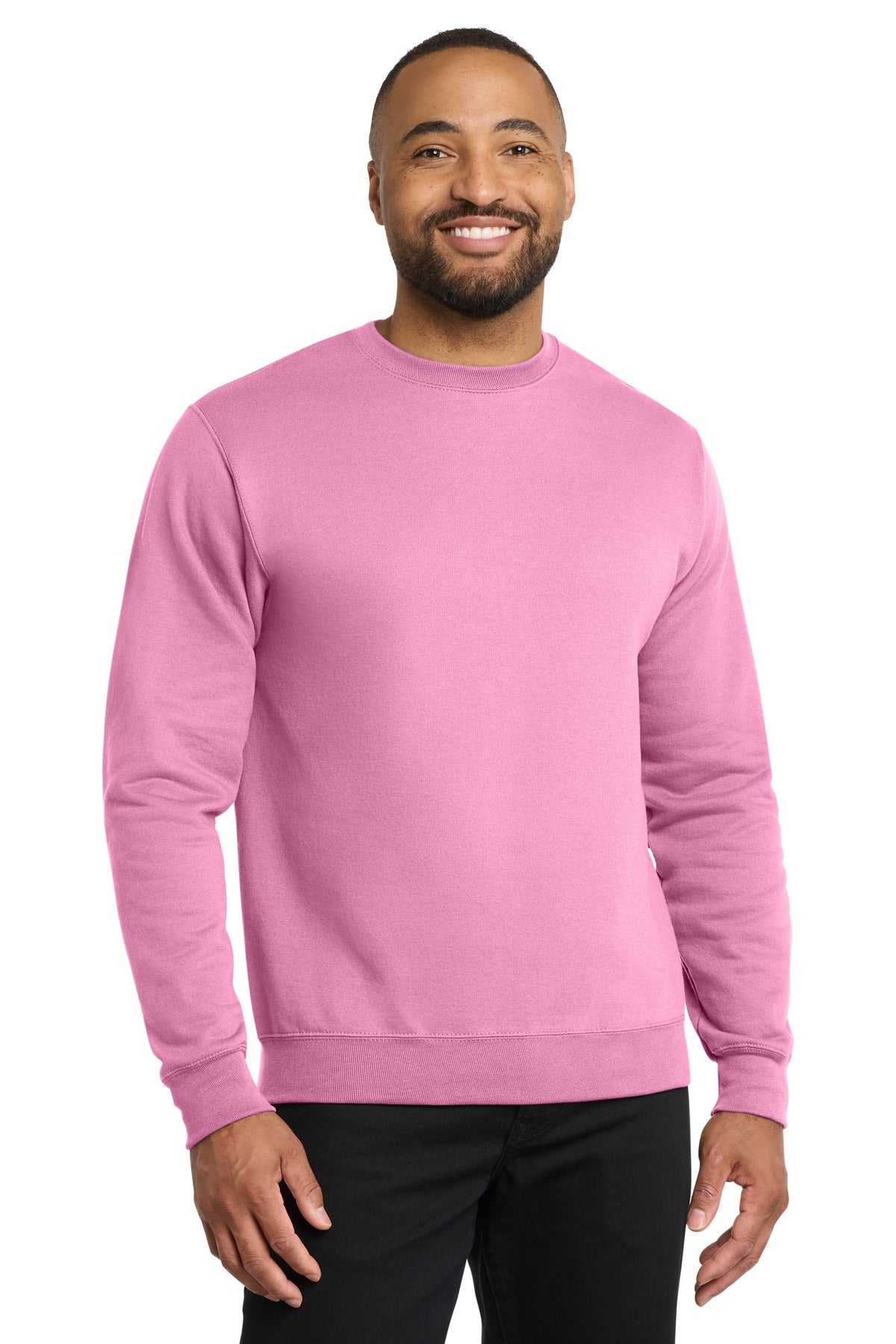 Custom Embroidery or DTF Print - Port & Co ®  Core Fleece Crewneck Sweatshirt. PC78