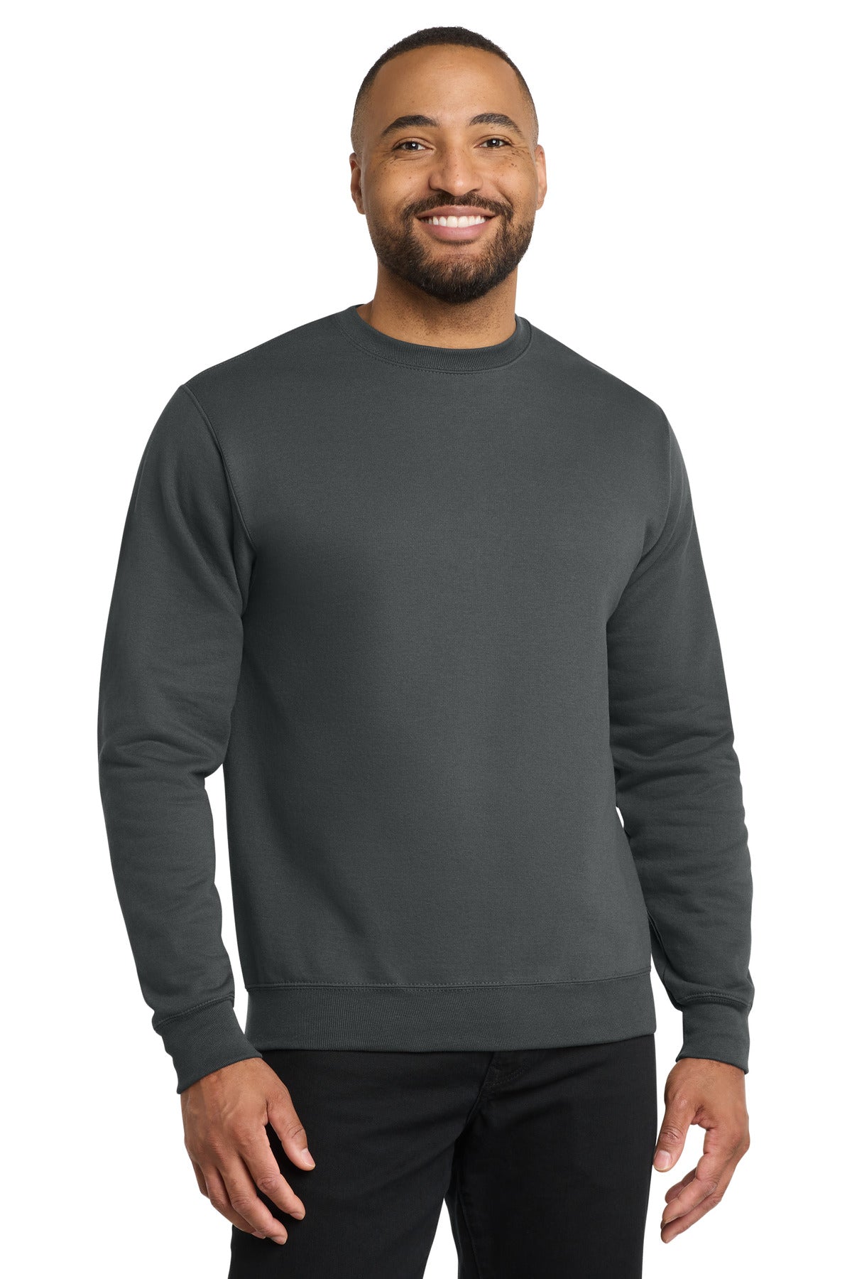Custom Embroidery or DTF Print - Port & Co ®  Core Fleece Crewneck Sweatshirt. PC78