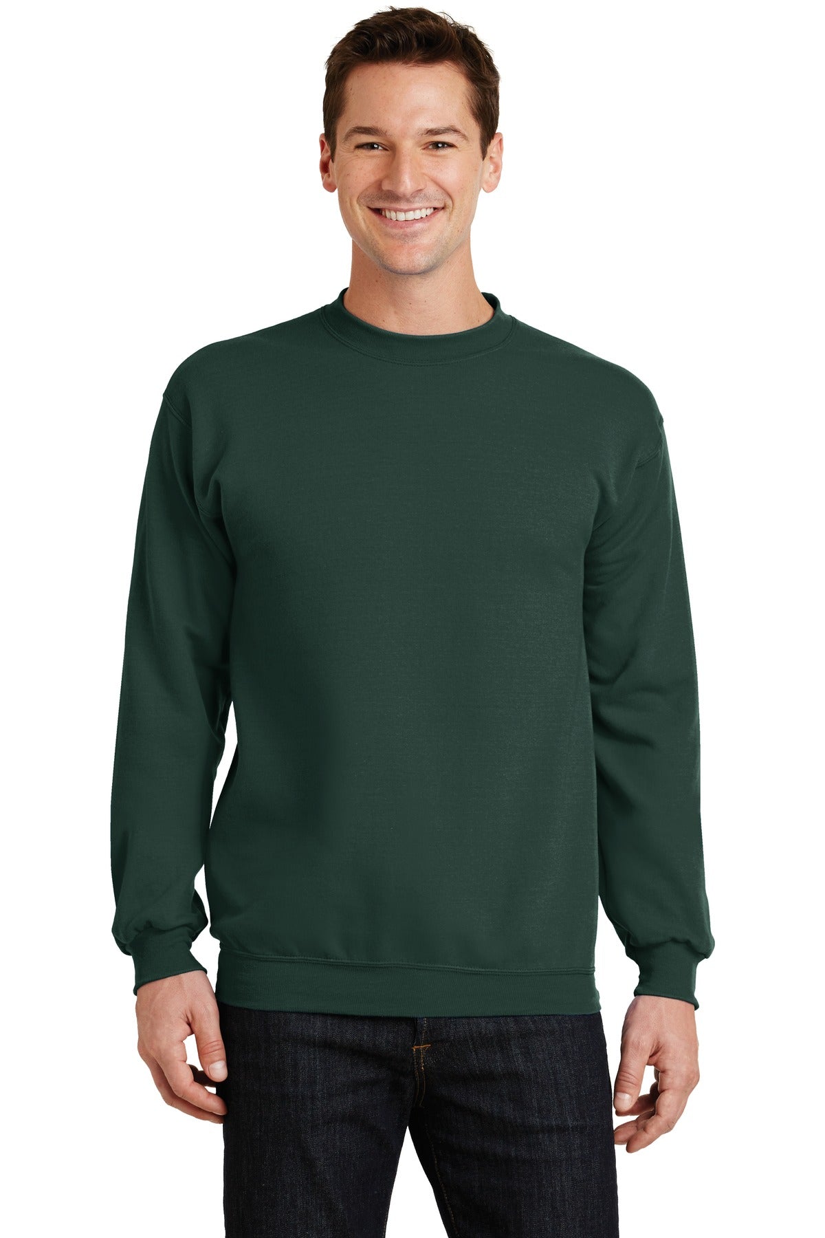 Custom Embroidered - Port & Company® - Core Fleece Crewneck