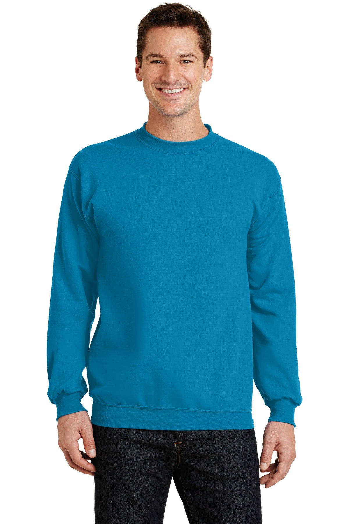 Custom Embroidered or DTF Print on Port & Co ™  Core Fleece Crewneck Sweatshirt. PC78