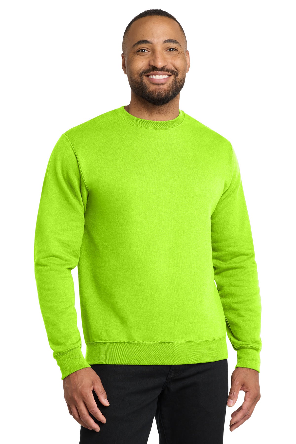 Custom Embroidery or DTF Print - Port & Co ®  Core Fleece Crewneck Sweatshirt. PC78