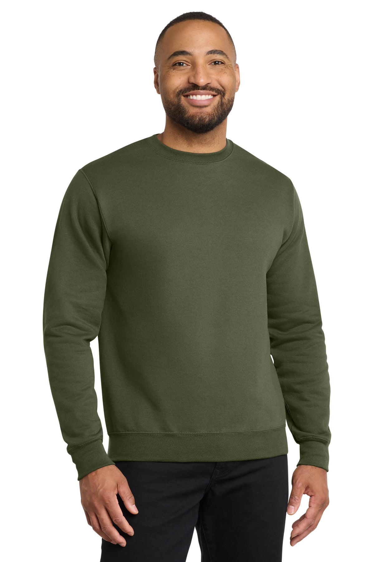 Custom Embroidery or DTF Print - Port & Co ®  Core Fleece Crewneck Sweatshirt. PC78