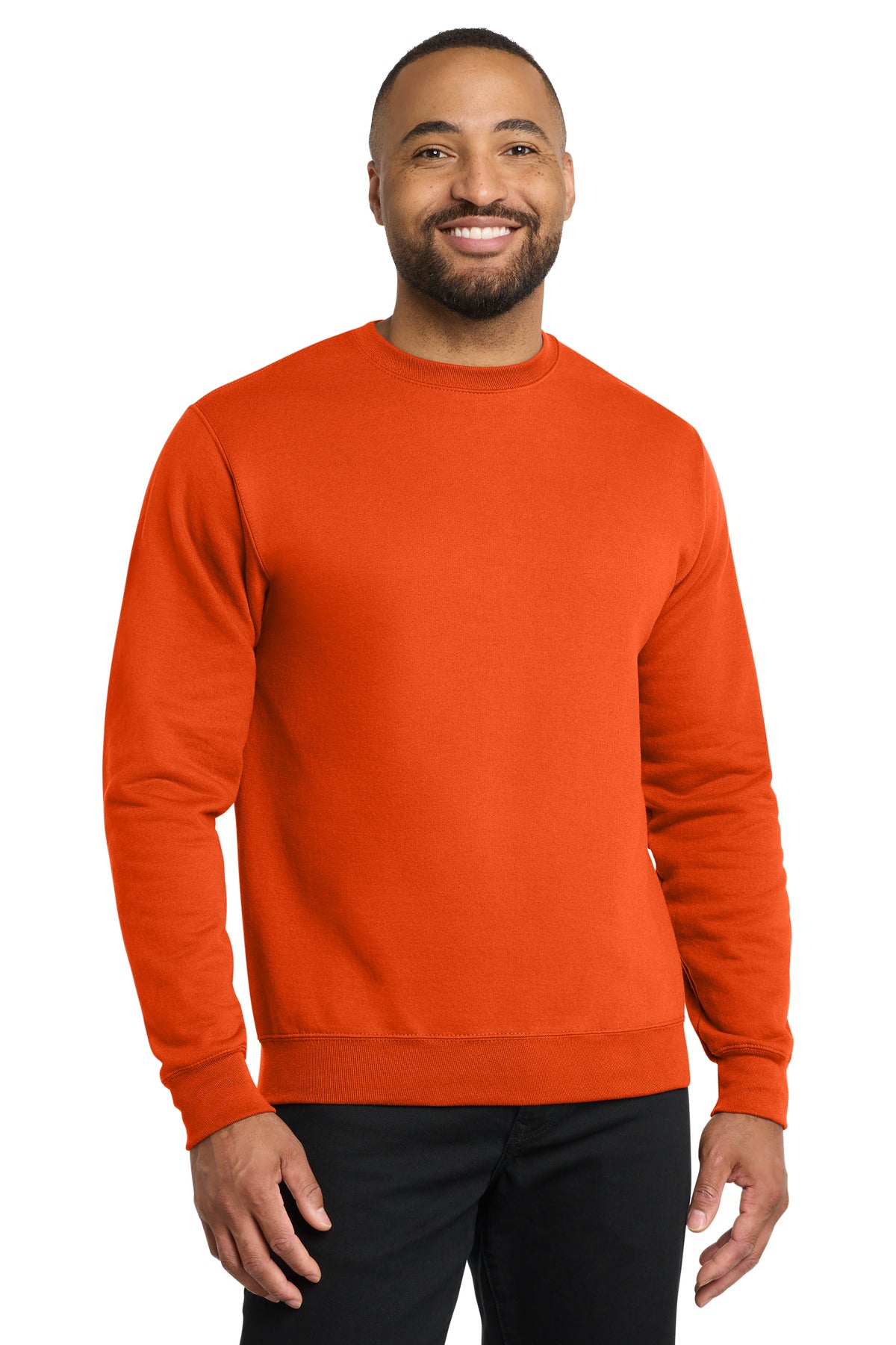 Custom Embroidery or DTF Print - Port & Co ®  Core Fleece Crewneck Sweatshirt. PC78