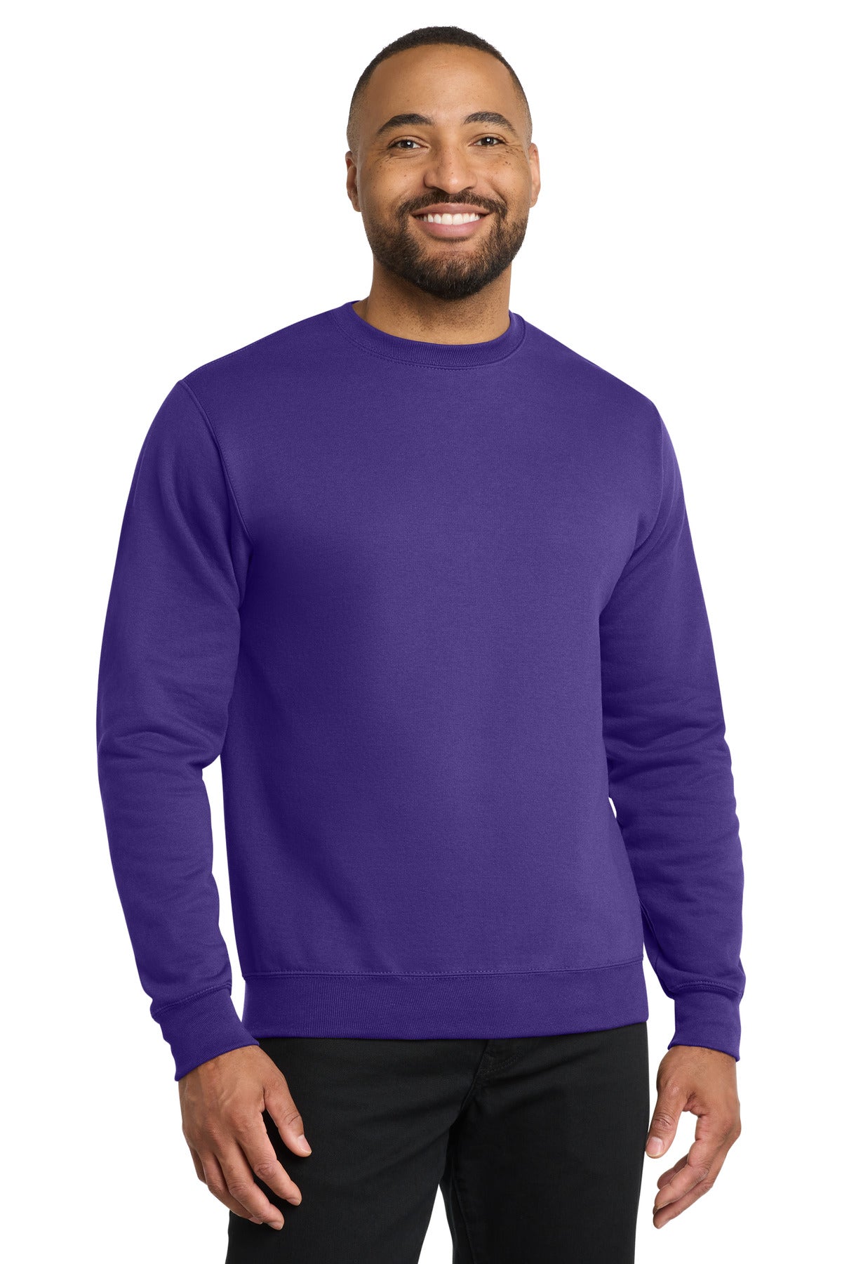 Custom Embroidery or DTF Print - Port & Co ®  Core Fleece Crewneck Sweatshirt. PC78