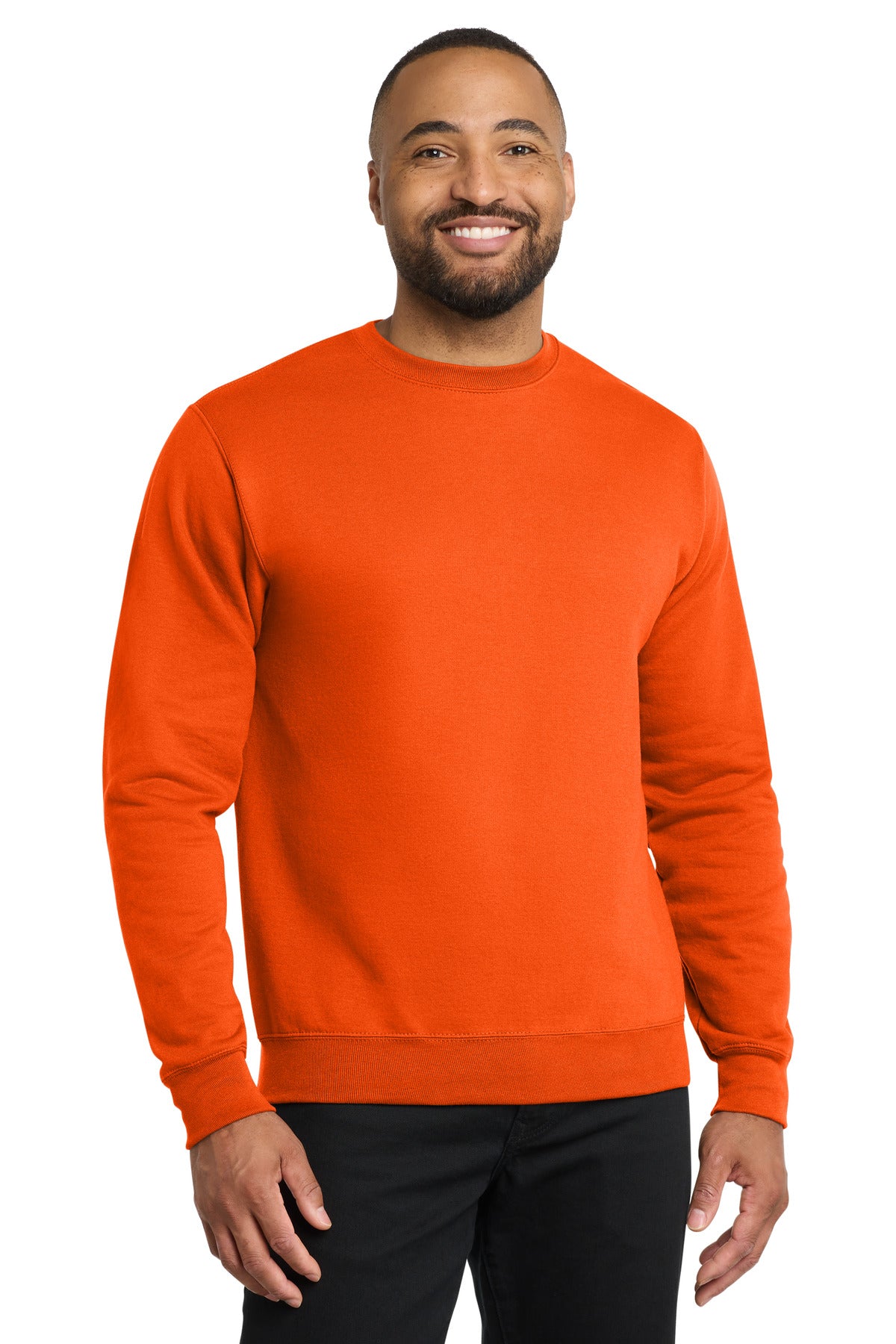 Custom Embroidery or DTF Print - Port & Co ®  Core Fleece Crewneck Sweatshirt. PC78