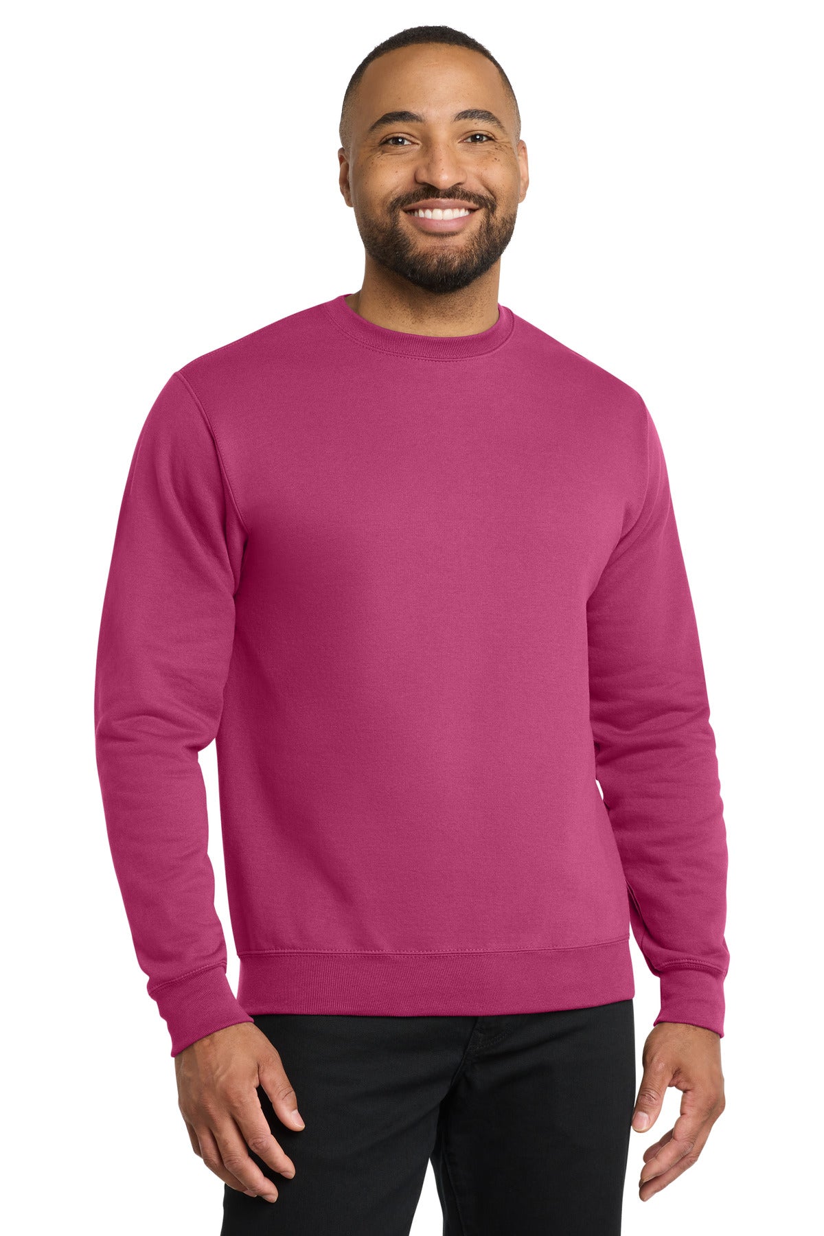 Custom Embroidery or DTF Print - Port & Co ®  Core Fleece Crewneck Sweatshirt. PC78