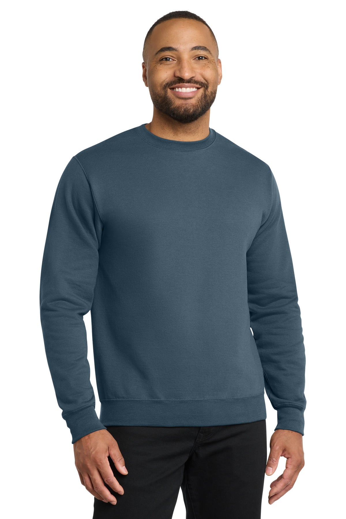 Custom Embroidery or DTF Print - Port & Co ®  Core Fleece Crewneck Sweatshirt. PC78