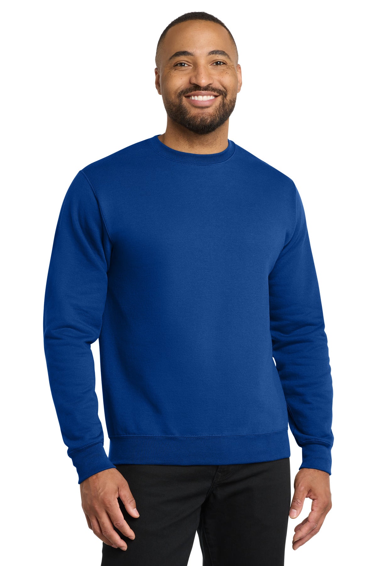 Custom Embroidery or DTF Print - Port & Co ®  Core Fleece Crewneck Sweatshirt. PC78
