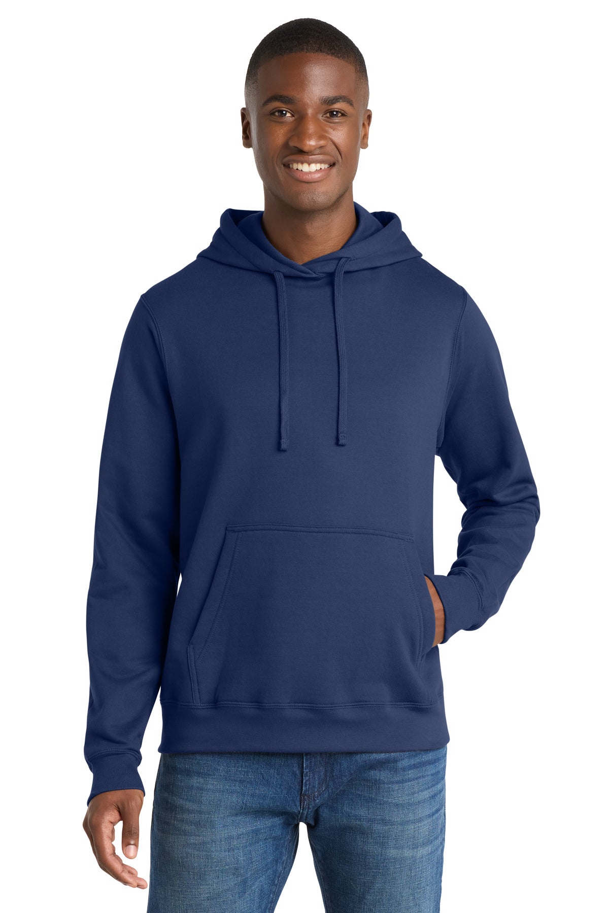 Custom Embroidered or DTF Print on Port & Co ™  Fan Favorite Fleece Pullover Hooded Sweatshirt. PC850H