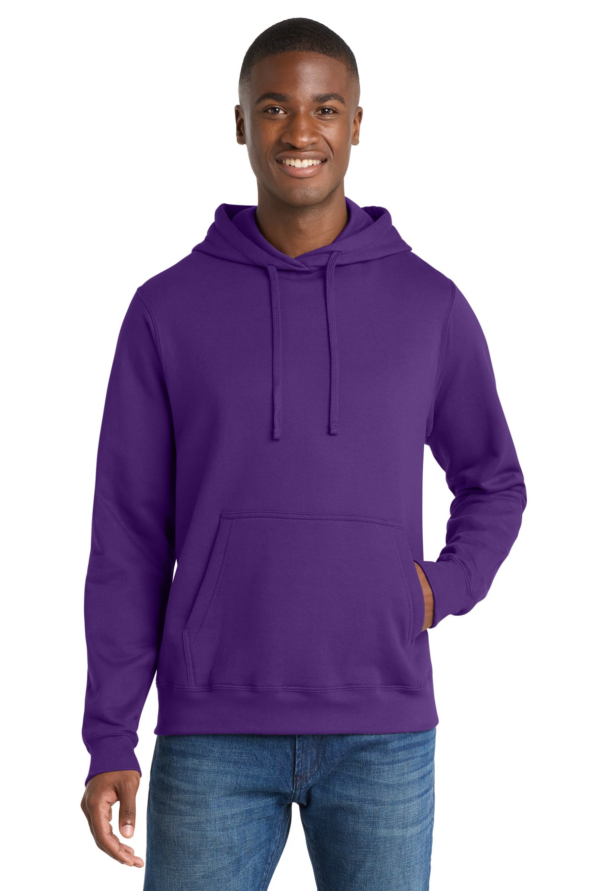 Custom Embroidery or DTF Print - Port & Co ®  Fan Favorite Fleece Pullover Hooded Sweatshirt. PC850H