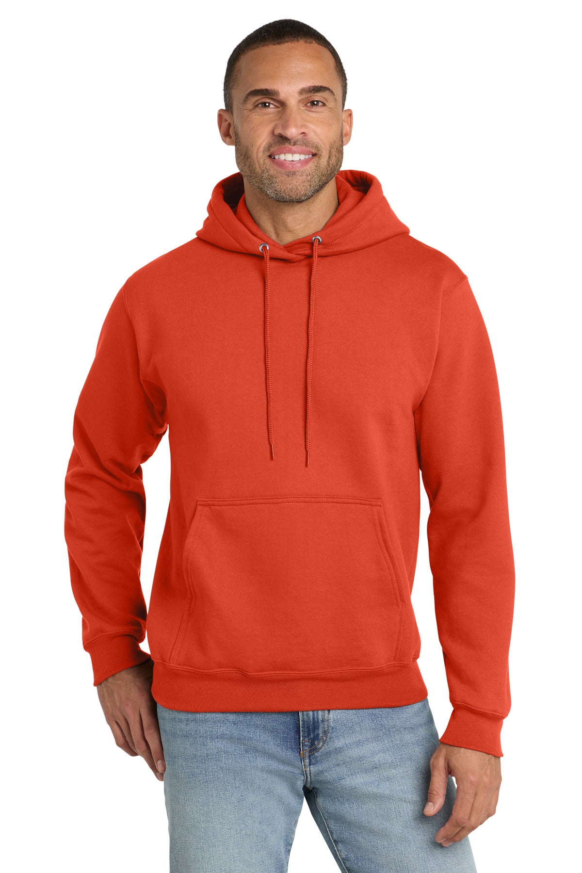 Custom Embroidered or DTF Print on Port & Co ™  Tall Essential Fleece Pullover Hooded Sweatshirt. PC90HT
