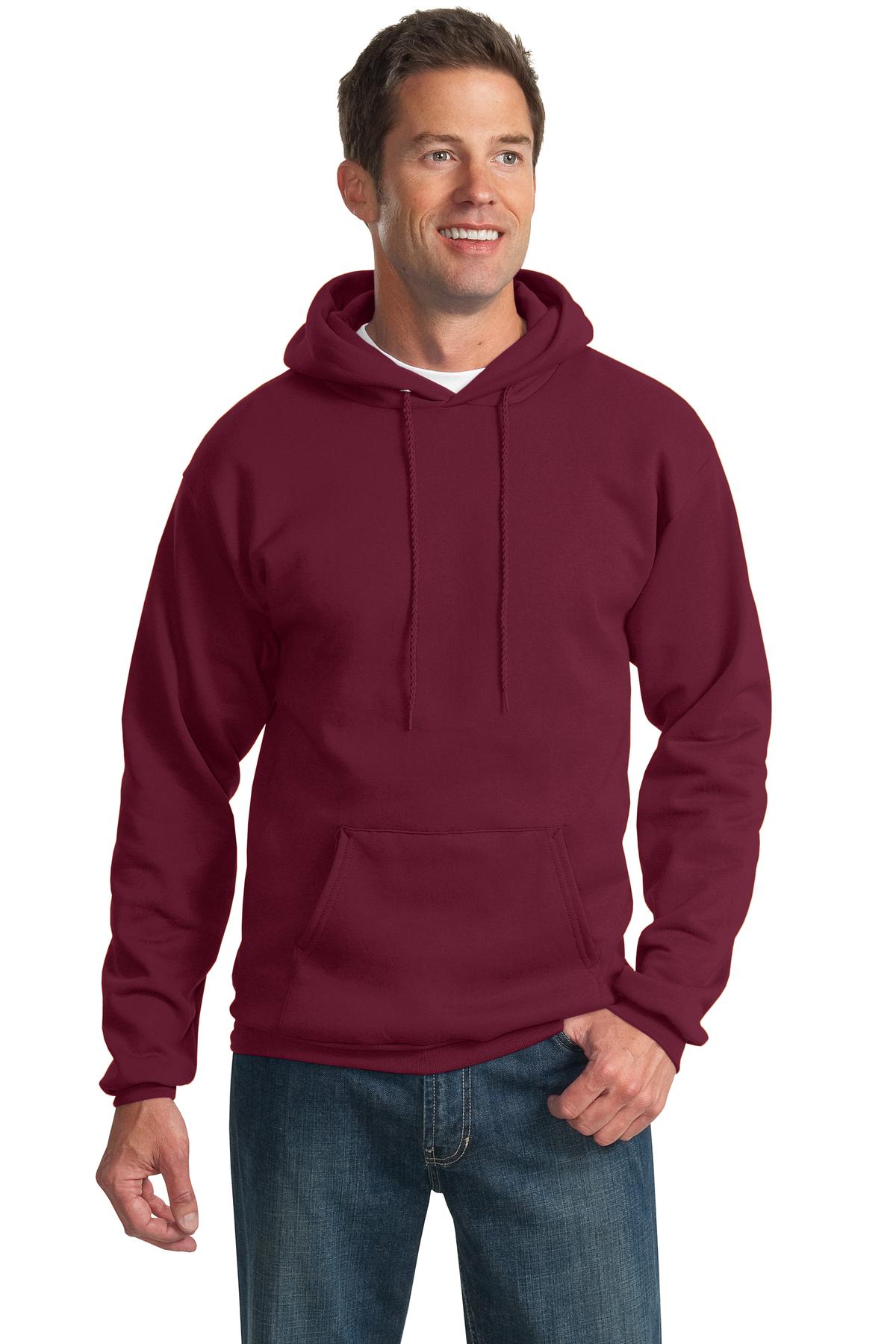 Custom Embroidered - Port & Company® -  Essential Fleece Pullover Hooded Sweatshirt.  PC90H