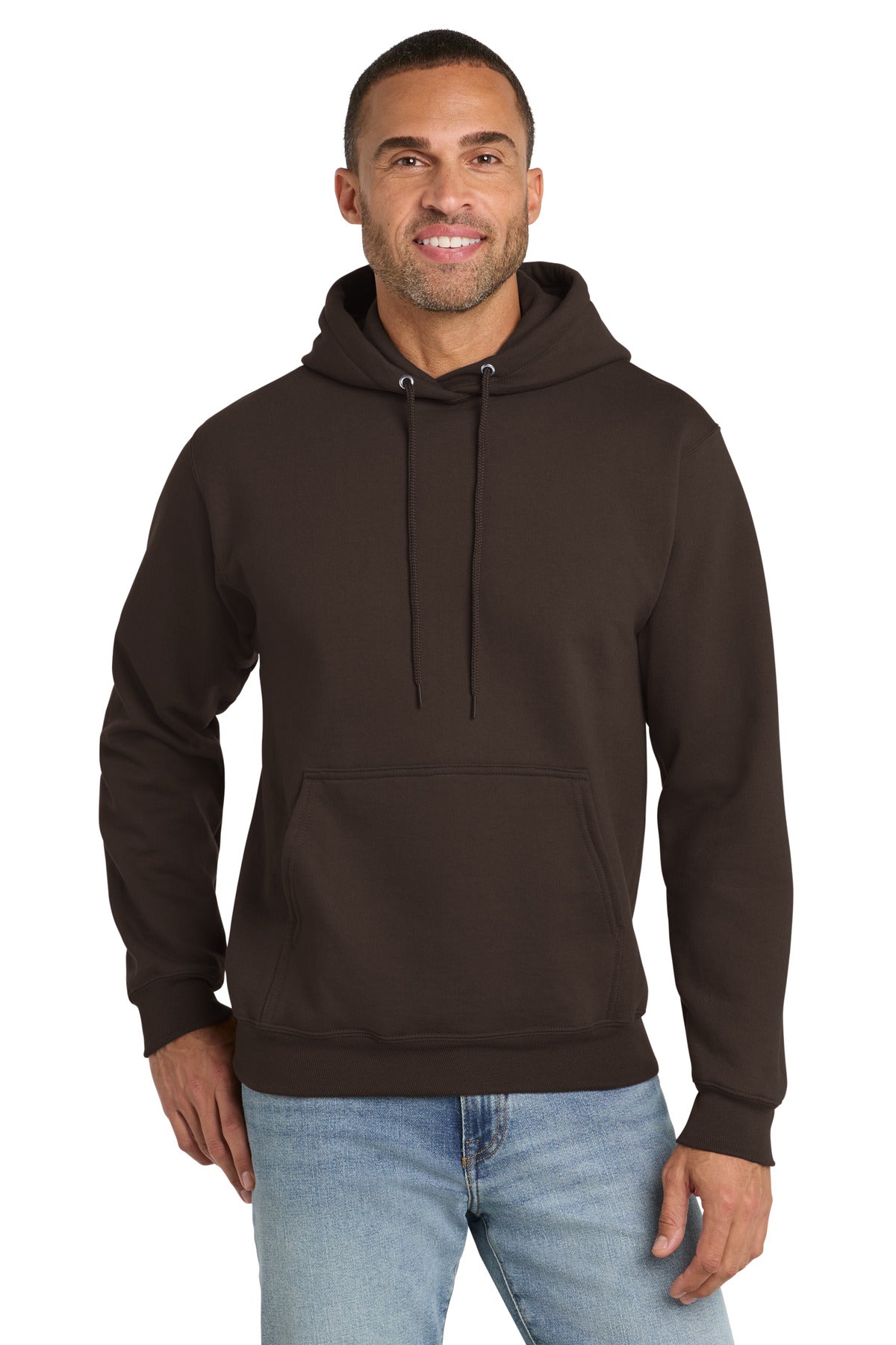 Custom Embroidered or DTF Print on Port & Co ™  Essential Fleece Pullover Hooded Sweatshirt.  PC90H