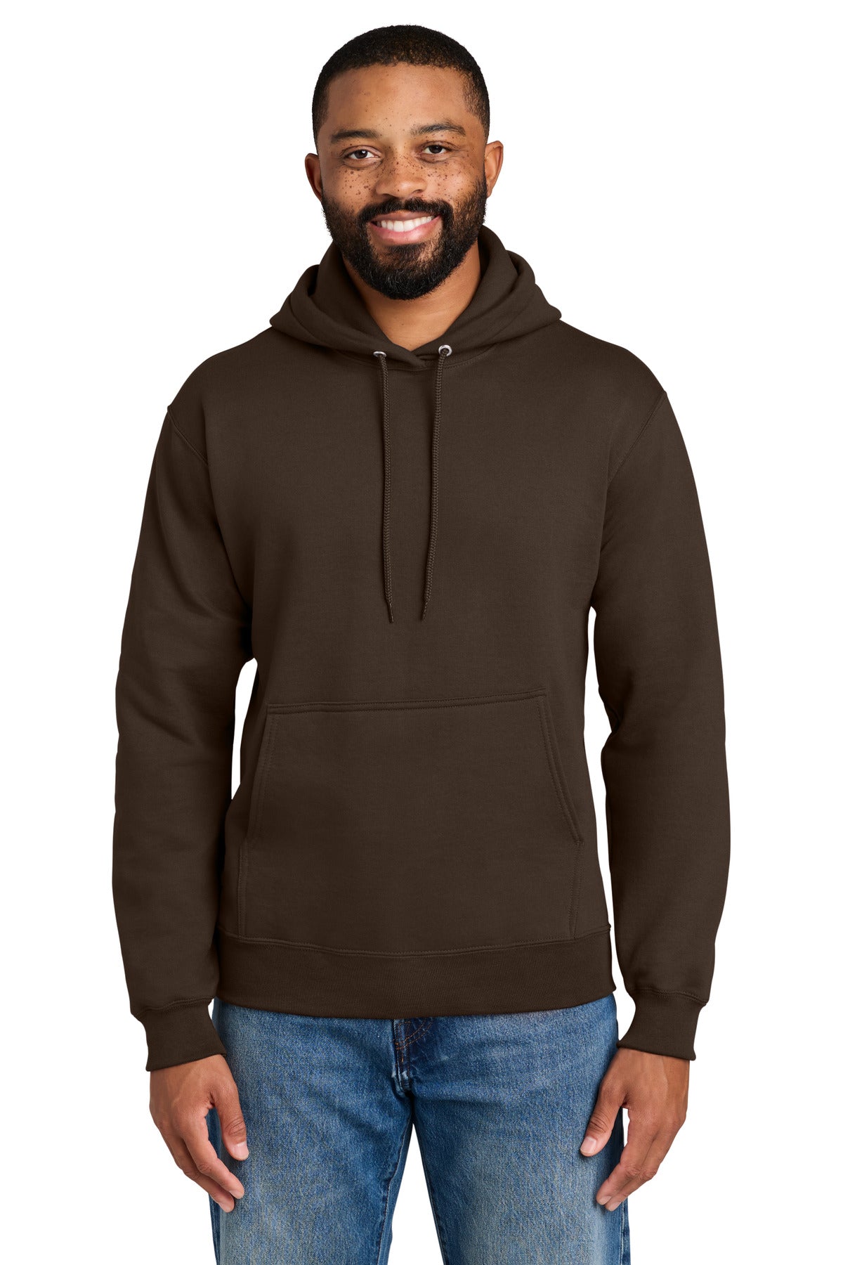 Custom Embroidery or DTF Print - Port & Co ®  Essential Fleece Pullover Hooded Sweatshirt.  PC90H